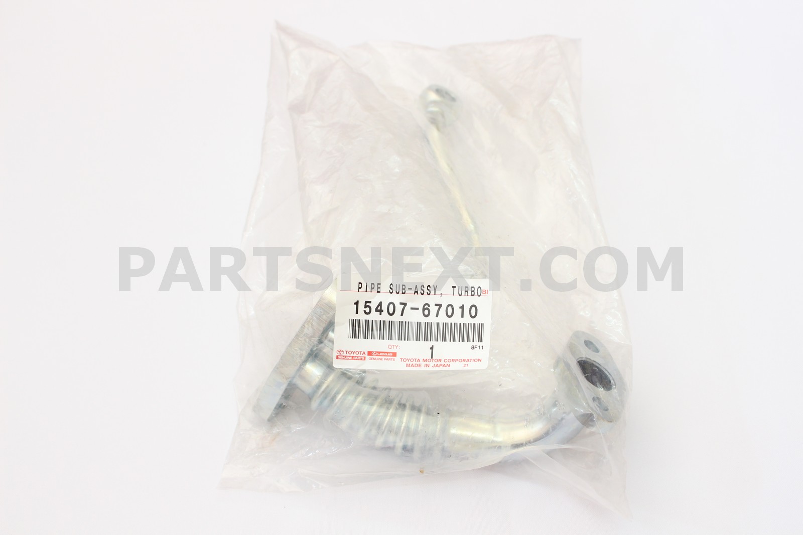 Toyota :: 15407-67010 PIPE SUB-ASSY, TURBO OIL INLET