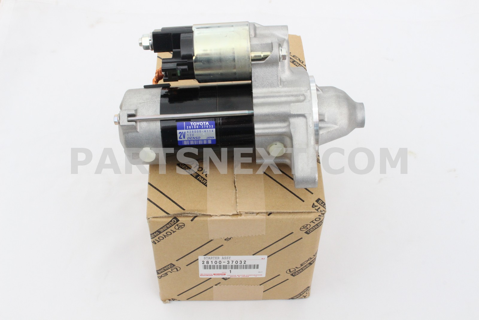 スタータＡＳＳＹのみ 28100-37032 カローラルミオン用 トヨタ純正部品 スターター リビルト 28100-37032 トヨタ カローラルミオン ZRE152