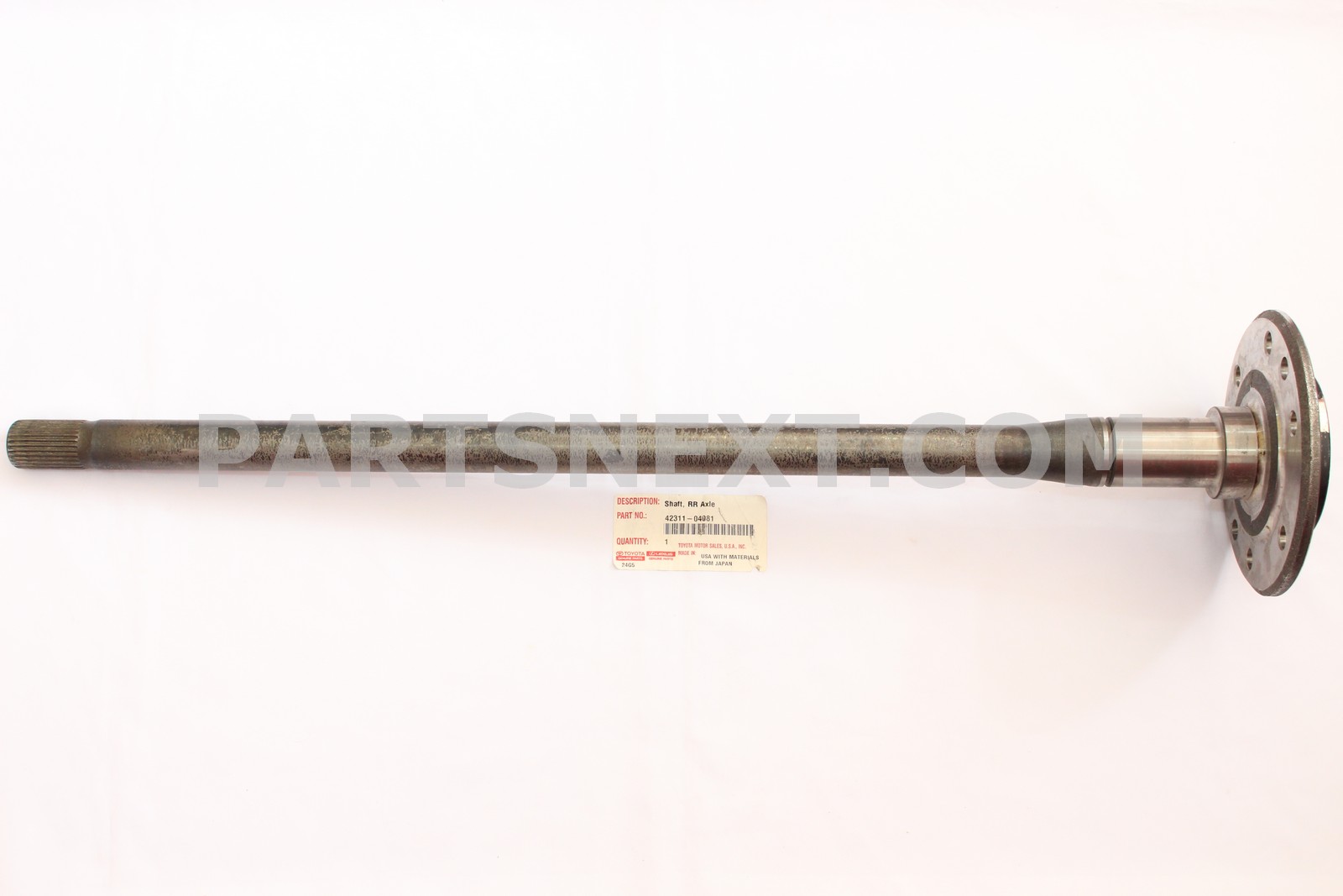 Toyota :: 42311-04081 SHAFT, REAR AXLE, RH/LH