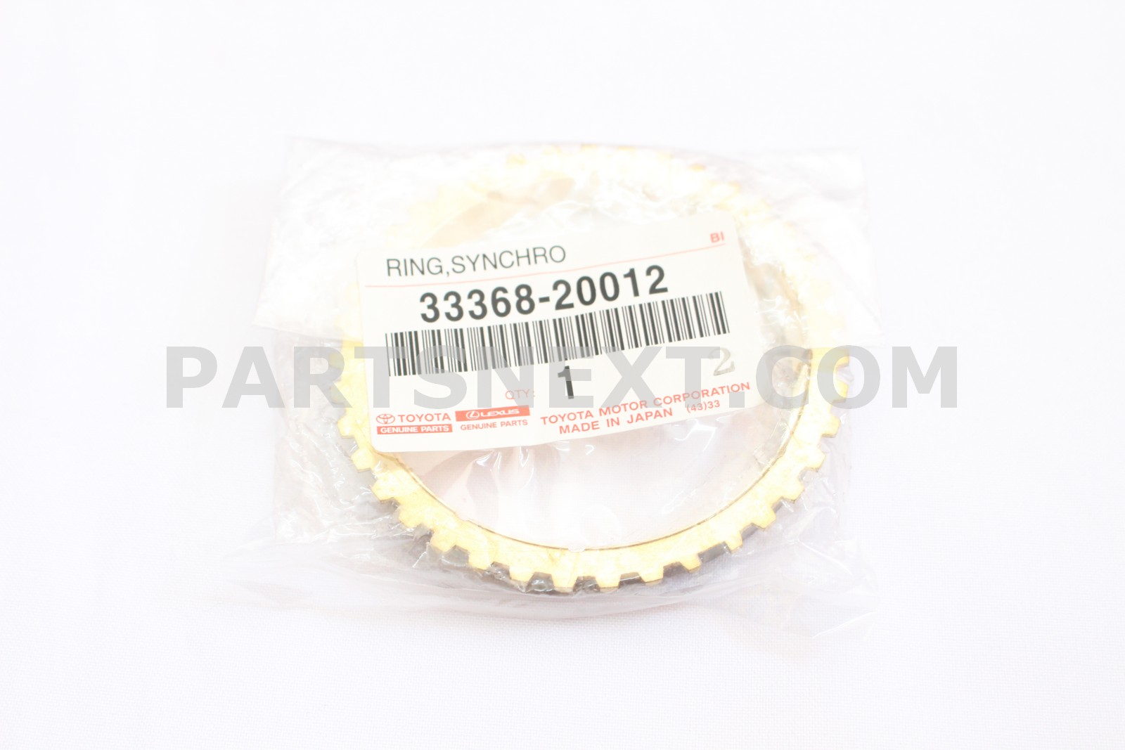 Toyota :: 33368-20012 RING, POWER TAKE-OFF SYNCHR0NIZER