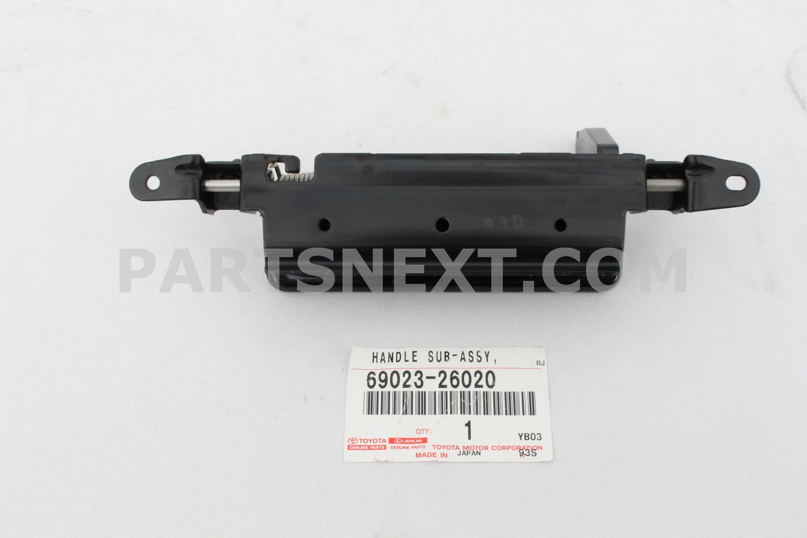 Toyota :: 69023-26020 HANDLE, BACK DOOR OUTSIDE