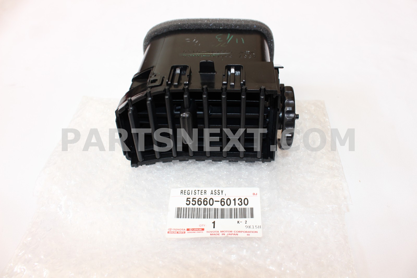 Toyota :: 55660-60130 REGISTER ASSY, INSTRUMENT PANEL, NO.2