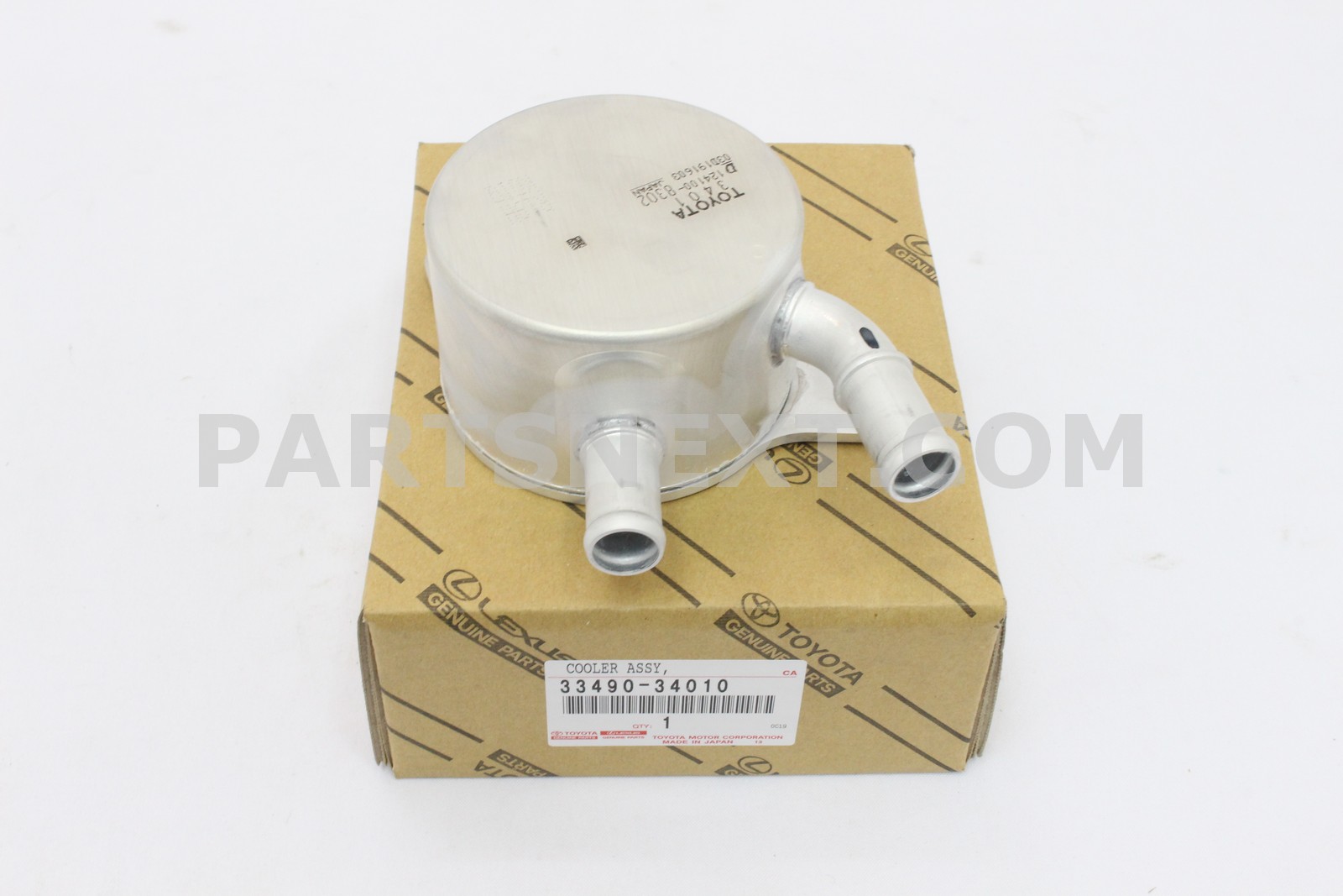 Toyota :: 33490-34010 COOLER ASSY, TRANSMISSION OIL