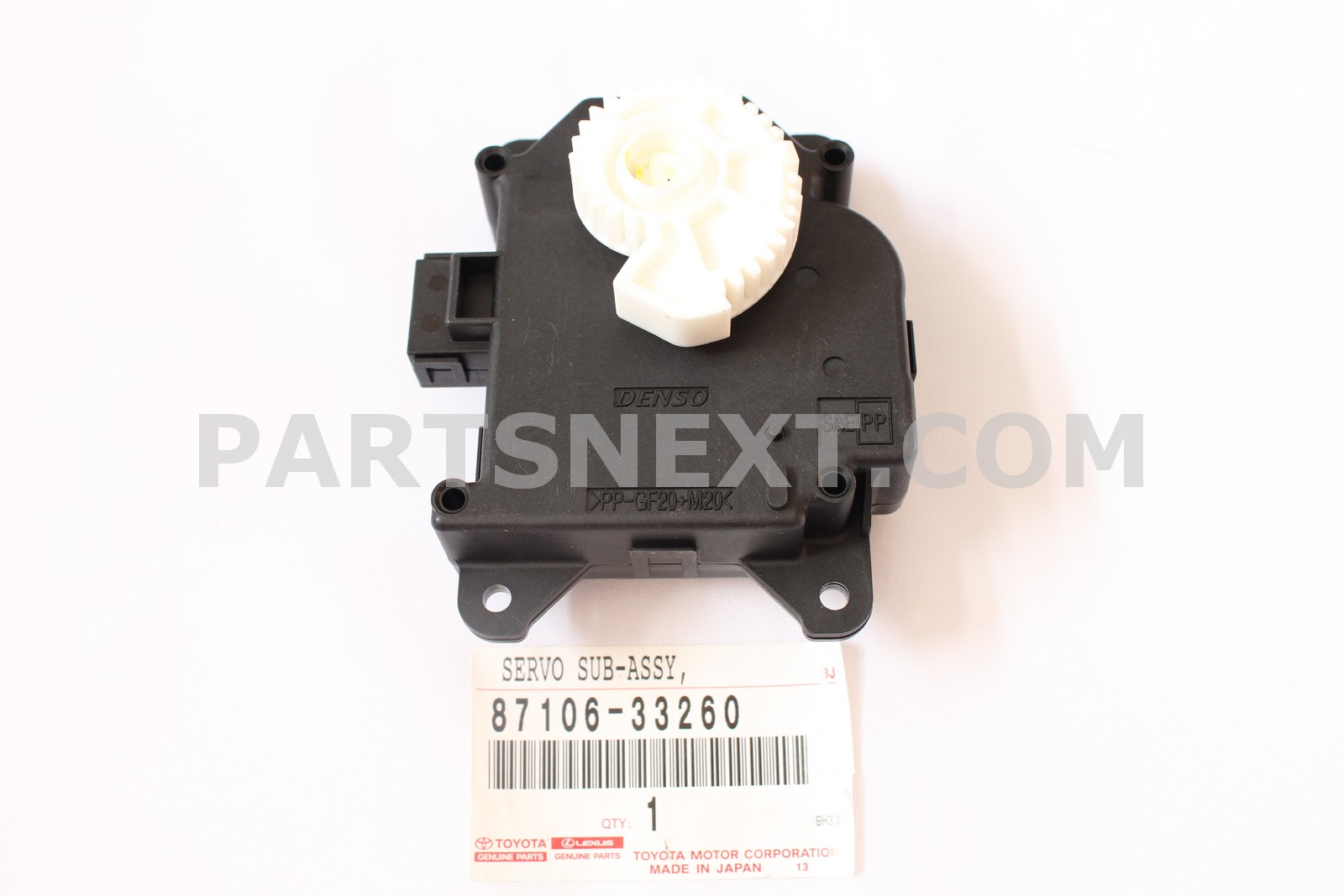 Toyota :: 87106-33260 DAMPER SERVO SUB-ASSY, AIR CONDITIONER
