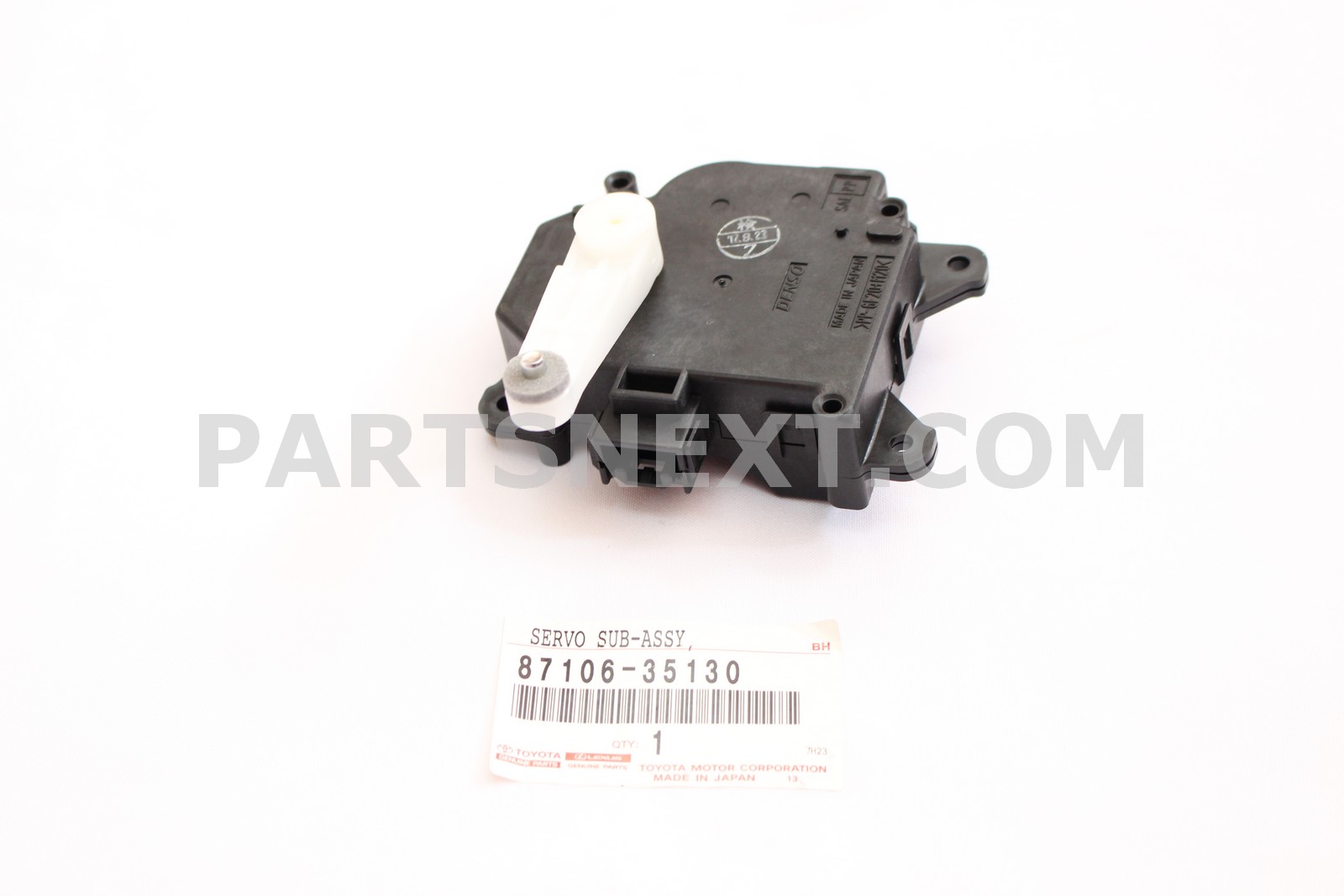 Toyota :: 87106-35130 SERVO SUB-ASSY, DAMPER(FOR BLOWER)