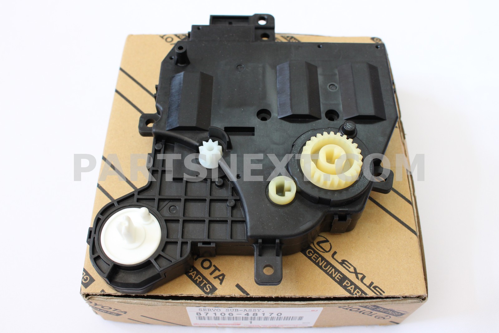 Toyota :: 87106-48170 DAMPER SERVO SUB-ASSY, AIR CONDITIONER RADIATOR, NO.1