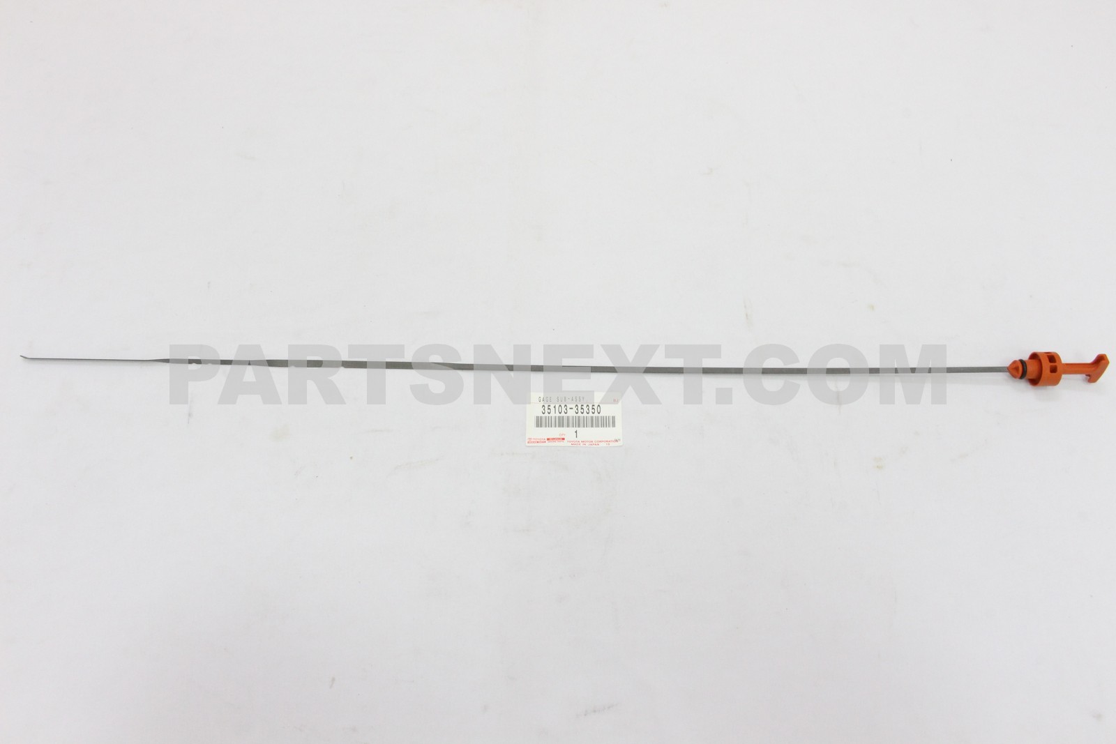 Toyota :: 35103-35350 GAGE SUB-ASSY, TRANSMISSION OIL LEVEL