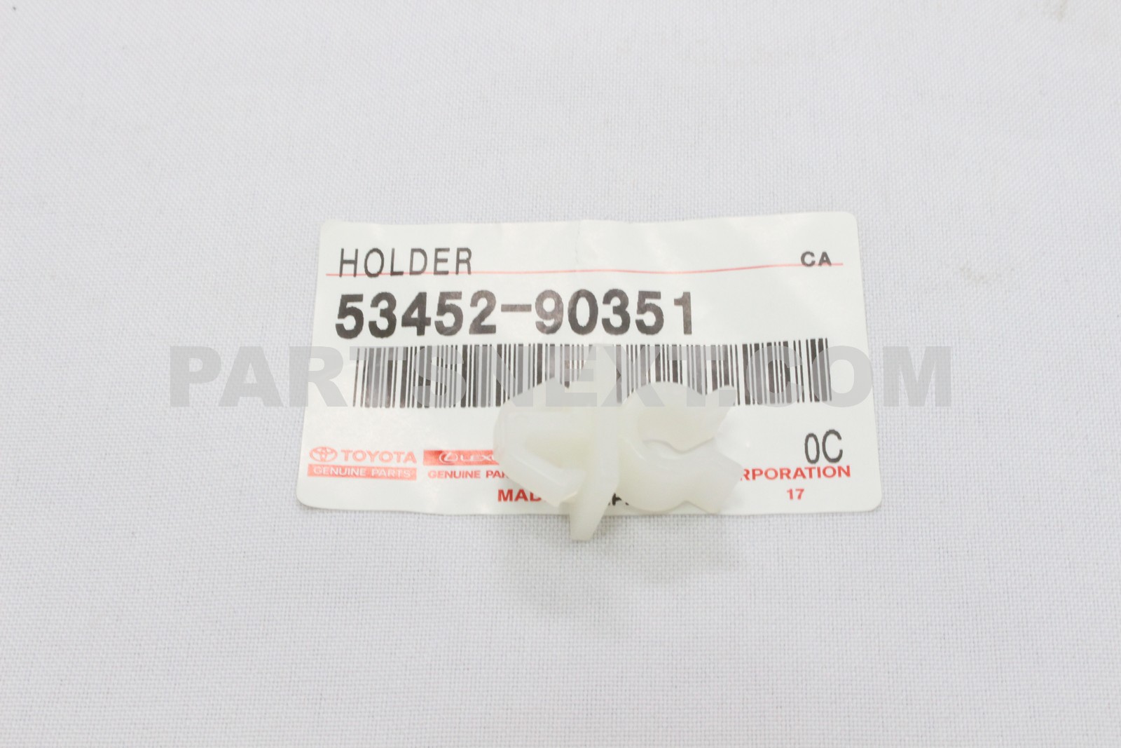 Toyota :: 53452-90351 CLAMP, HOOD SUPPORT