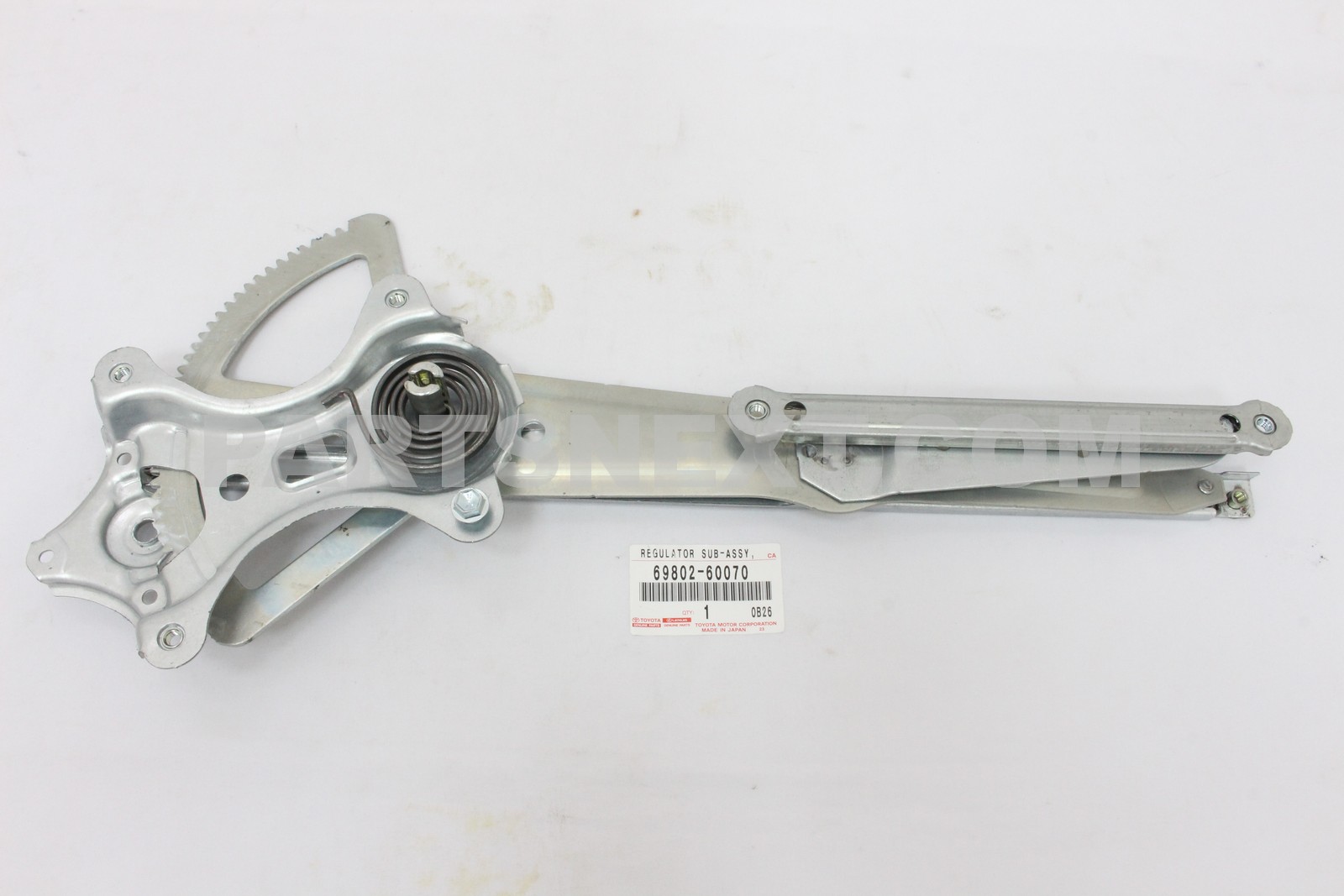 6984060040 Genuine Toyota REGULATOR SUB-ASSY, REAR DOOR
