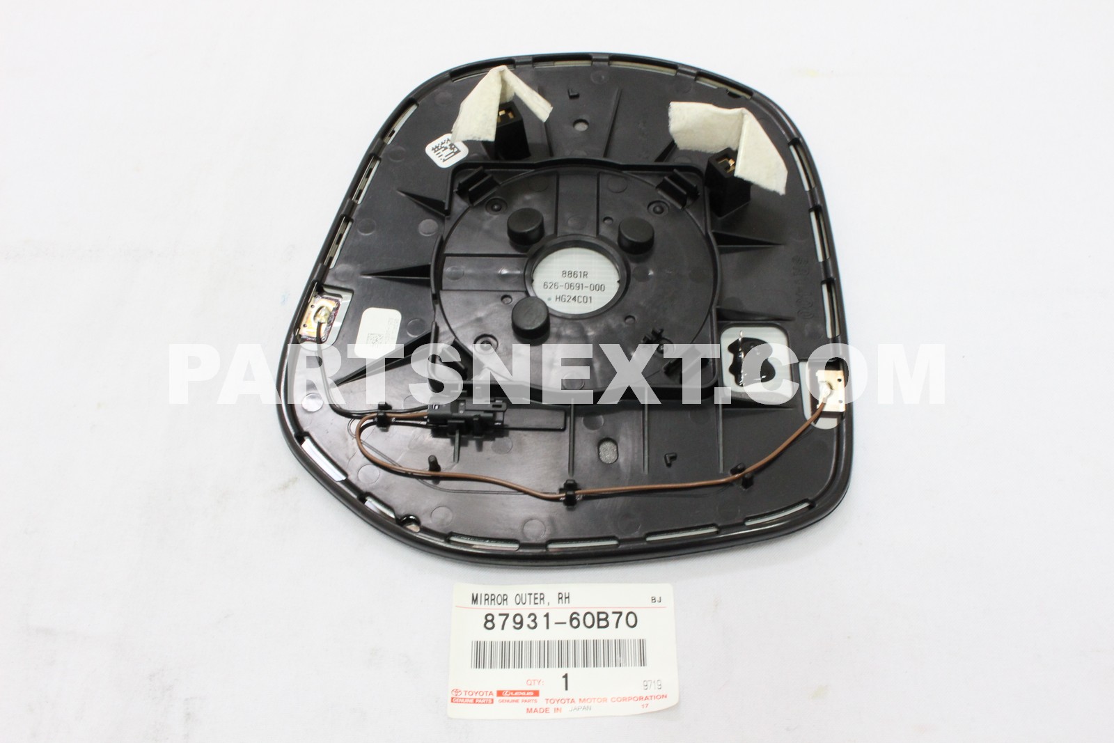 専用 Toyota :: 87931-60B70 OUTER MIRROR, RH