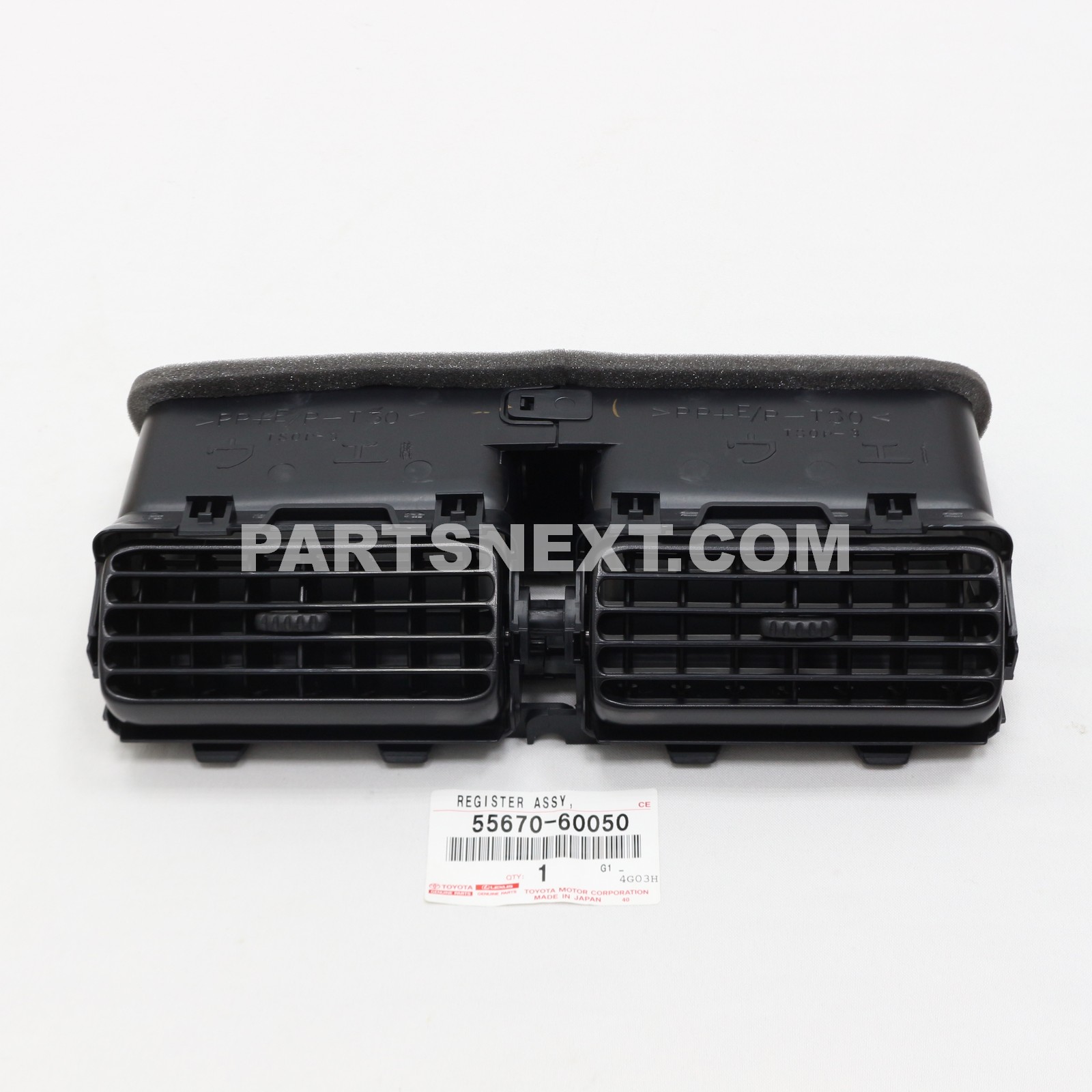 Toyota :: 55670-60050 REGISTER ASSY, INSTRUMENT PANEL, CENTER