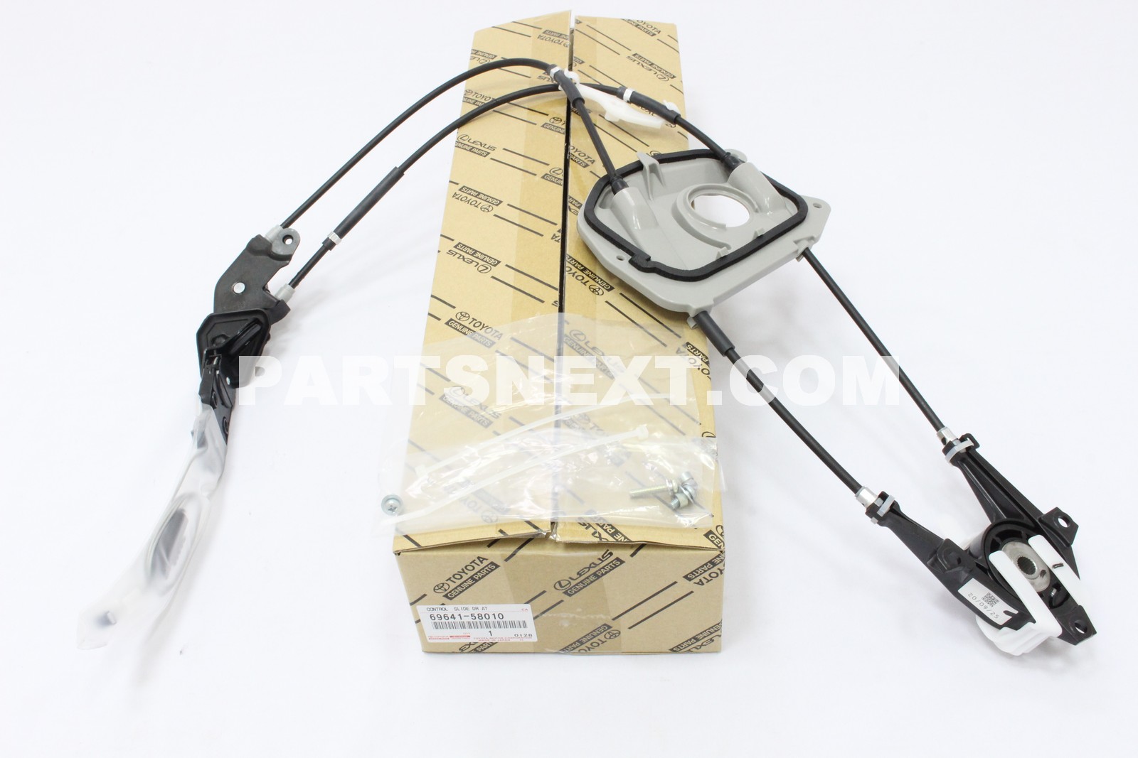 Toyota :: 69641-58010 CONTROL, SLIDE DOOR ATTACHMENT, LH