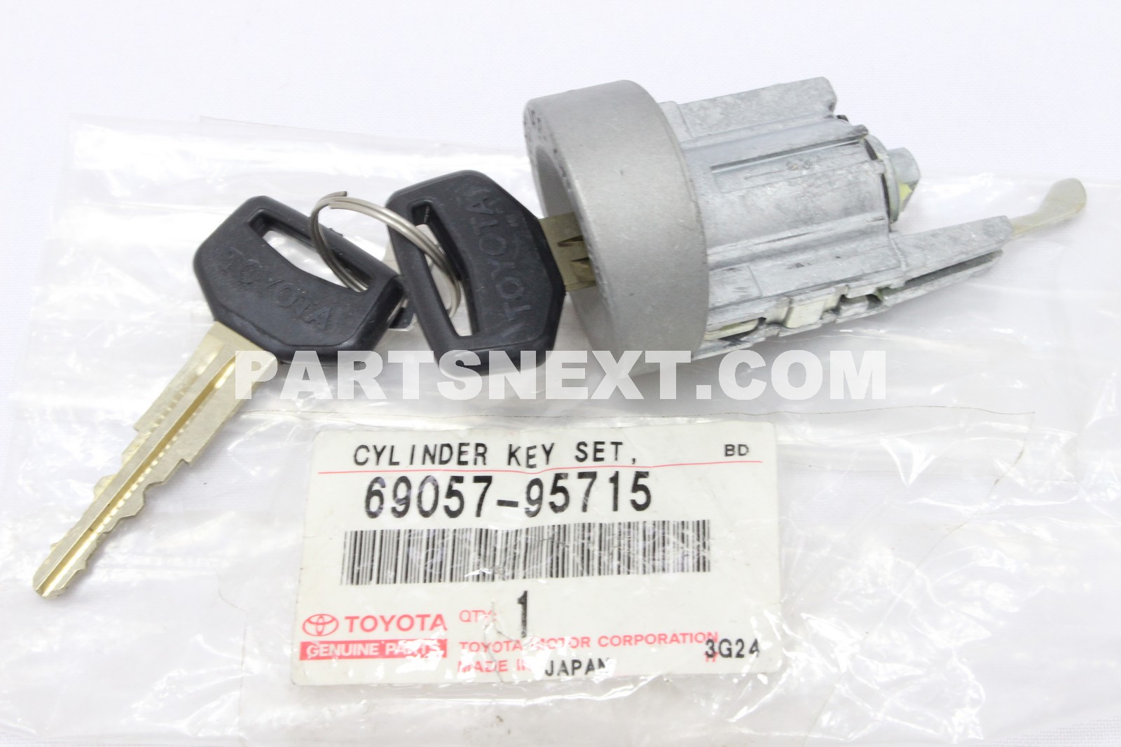 とくりす Toyota :: 69057-95715 CYLINDER & KEY SET, IGNITION SWITCH LOCK