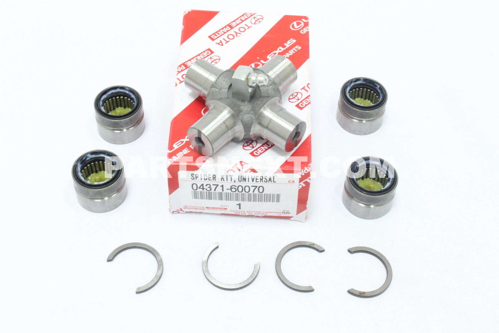 Toyota 0437160070 SPIDER KIT, FRONT PROPELLER SHAFT UNIVERSAL JOINT