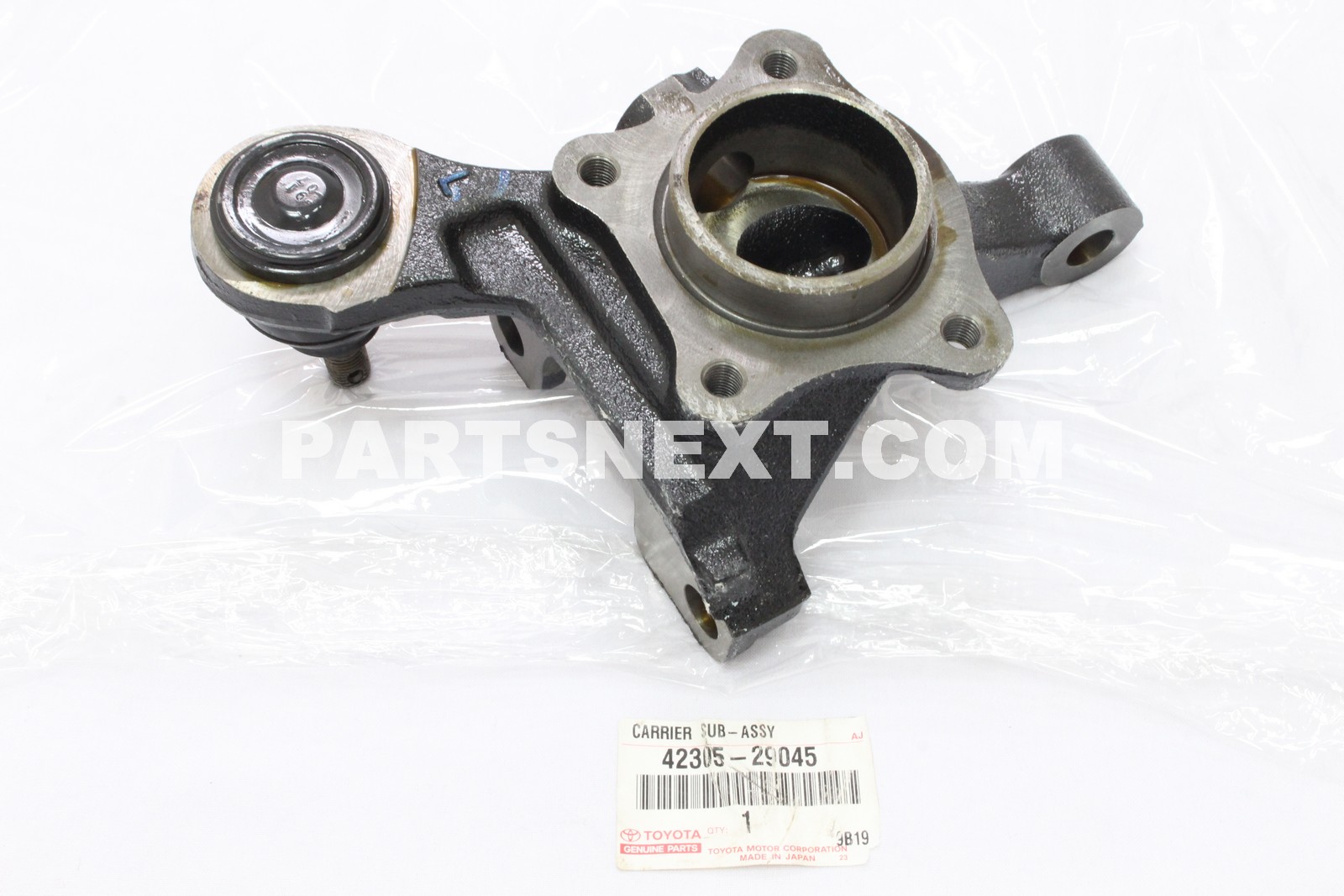 Toyota :: 42305-29045 CARRIER SUB-ASSY, REAR AXLE, LH