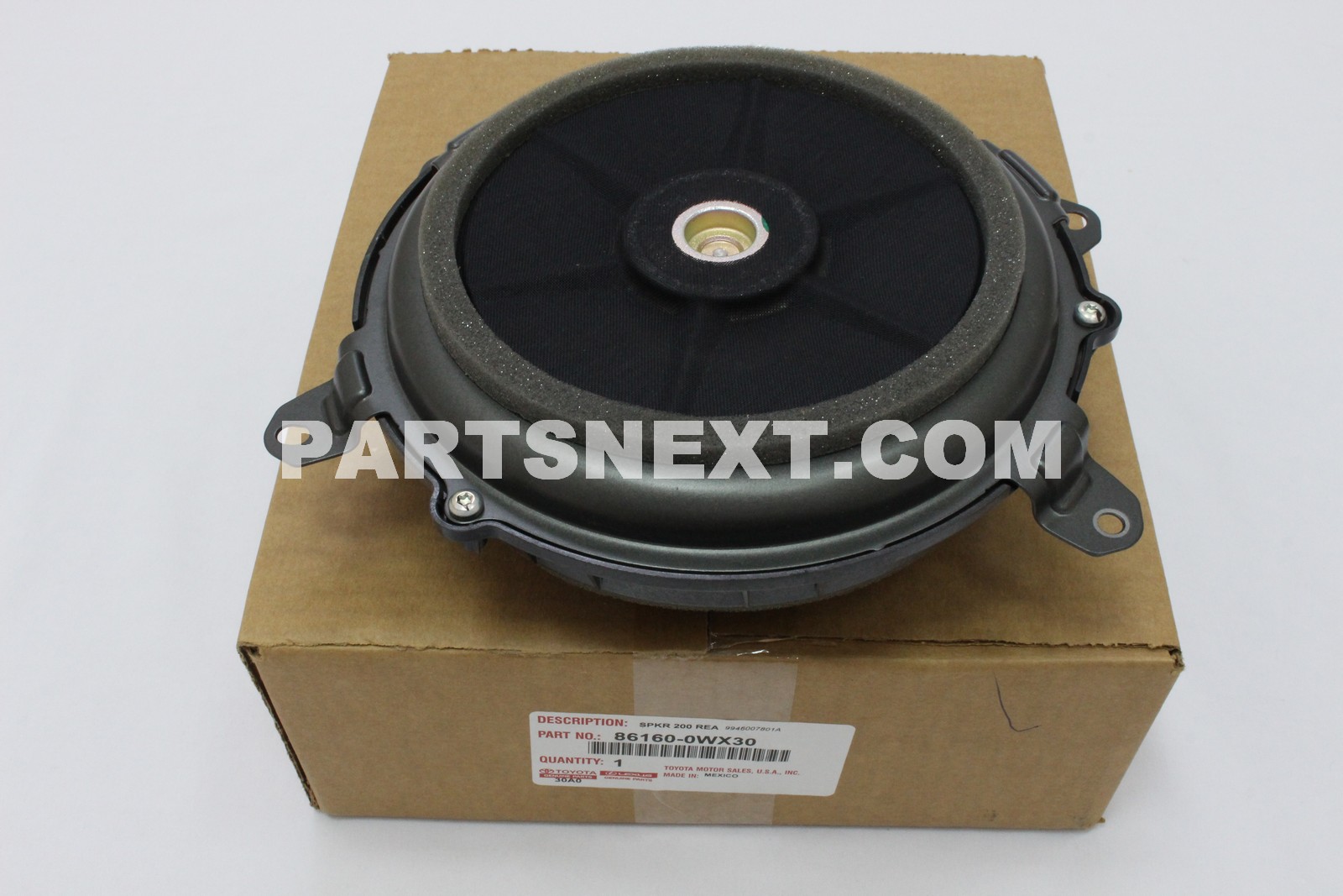 エフスピードV01 2本セット Toyota :: 86160-0WX30 SPEAKER ASSY, REAR NO.3