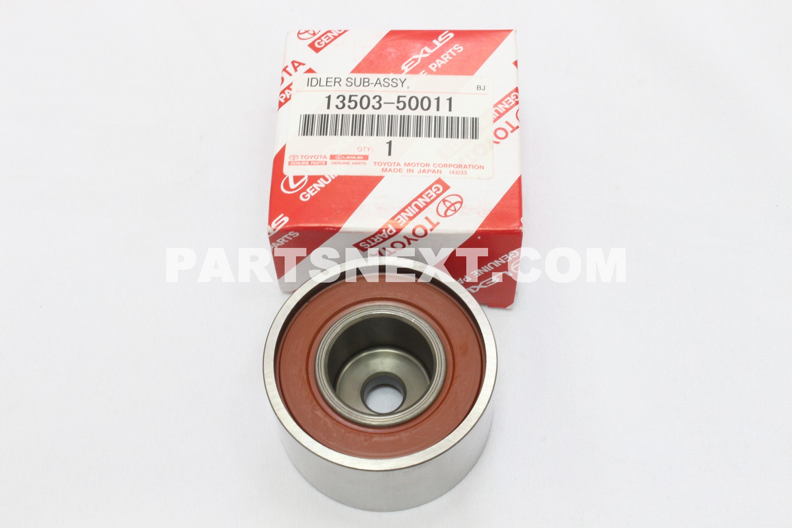 Toyota :: 13503-50011 IDLER SUB-ASSY, TIMING BELT, NO.2