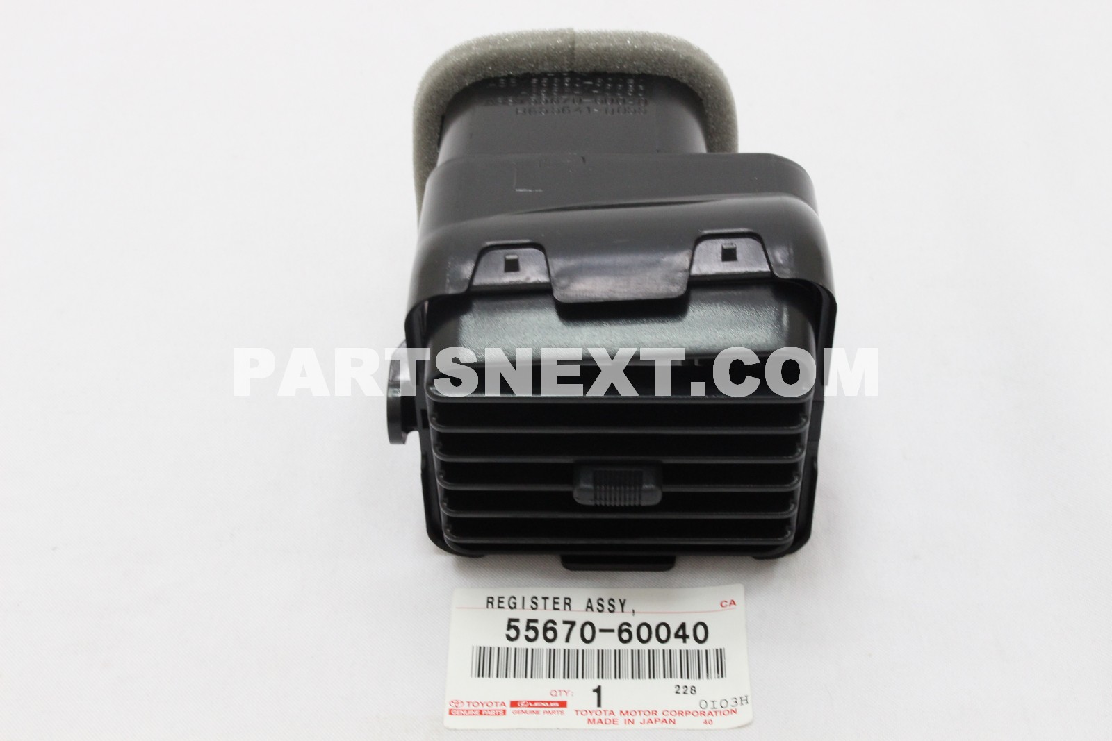 SAMESHIMA ① Toyota :: 55670-60040 REGISTER ASSY, INSTRUMENT PANEL, NO.3