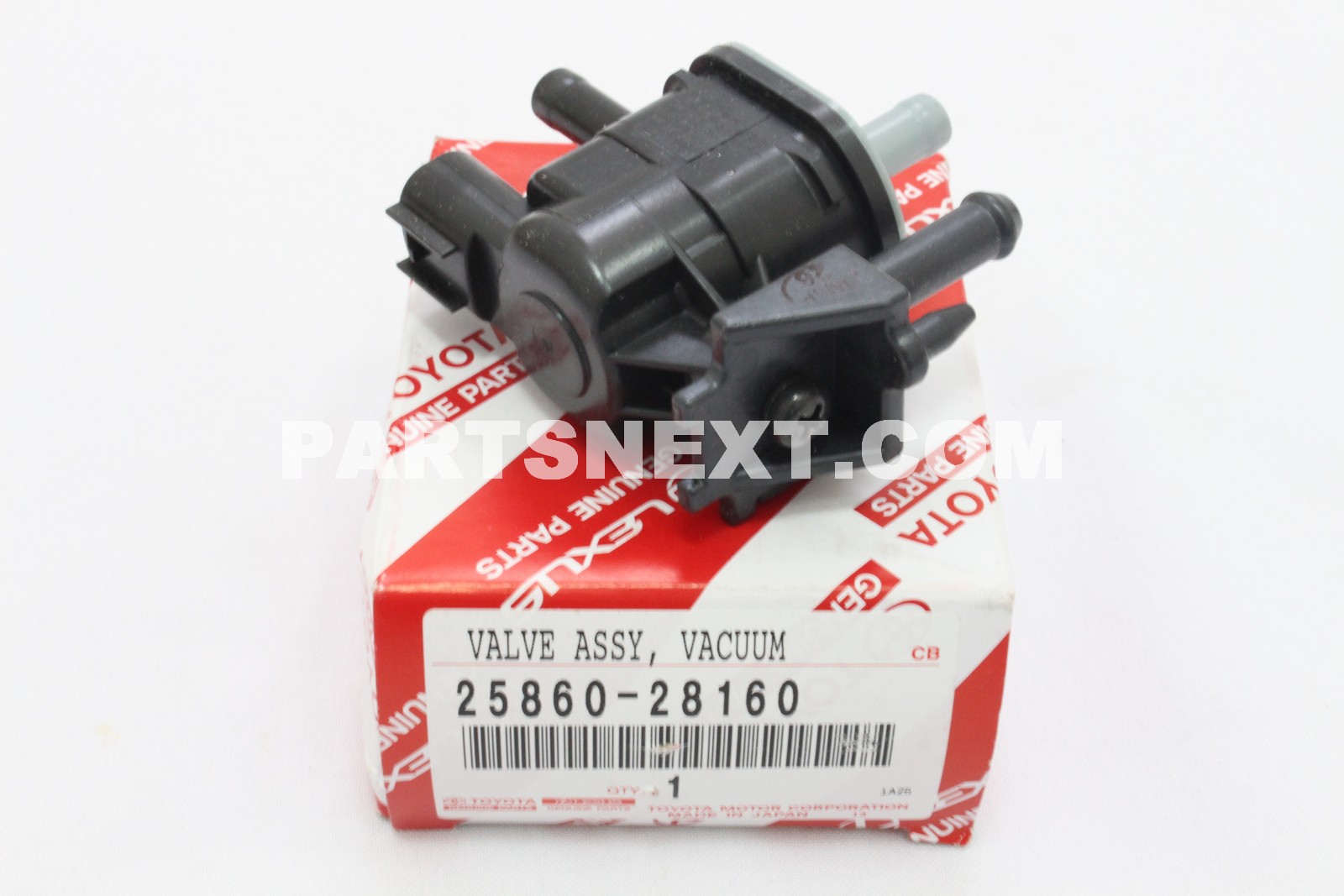 Vell① 25860-28160 GENUINE OEM VALVE ASSY, VACUUM SWITCHING, NO.1