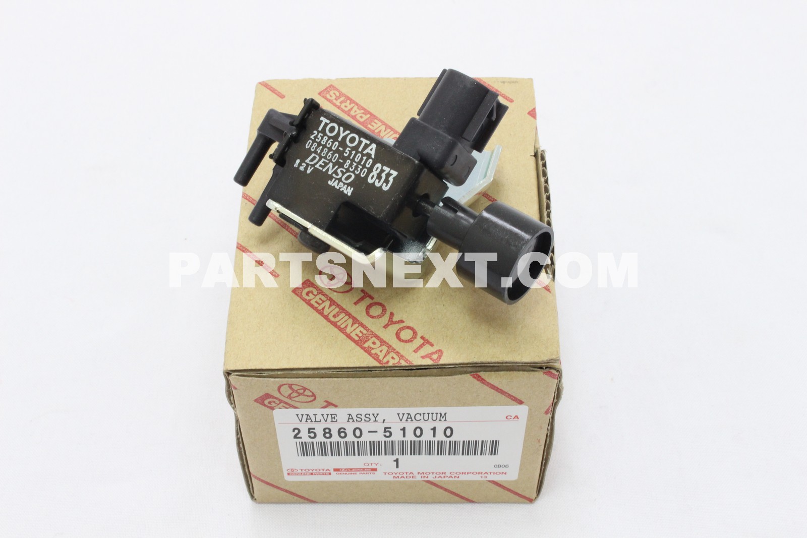 Genuine Toyota 25860-31070 Vacuum Valve Assembly Diagram