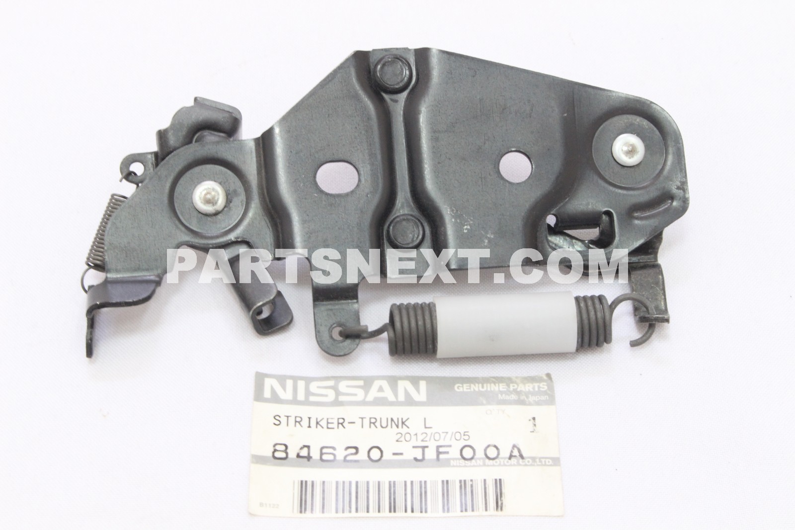 Nissan :: 84620-JF00A STRIKER ASSY-TRUNK LID LOCK