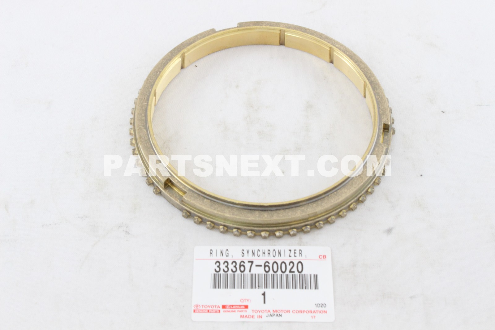 Toyota :: 33367-60020 RING, SYNCHRONIZER, NO.1 Toyota :: 33367-60020 RING, SYNCHRONIZER, NO.1