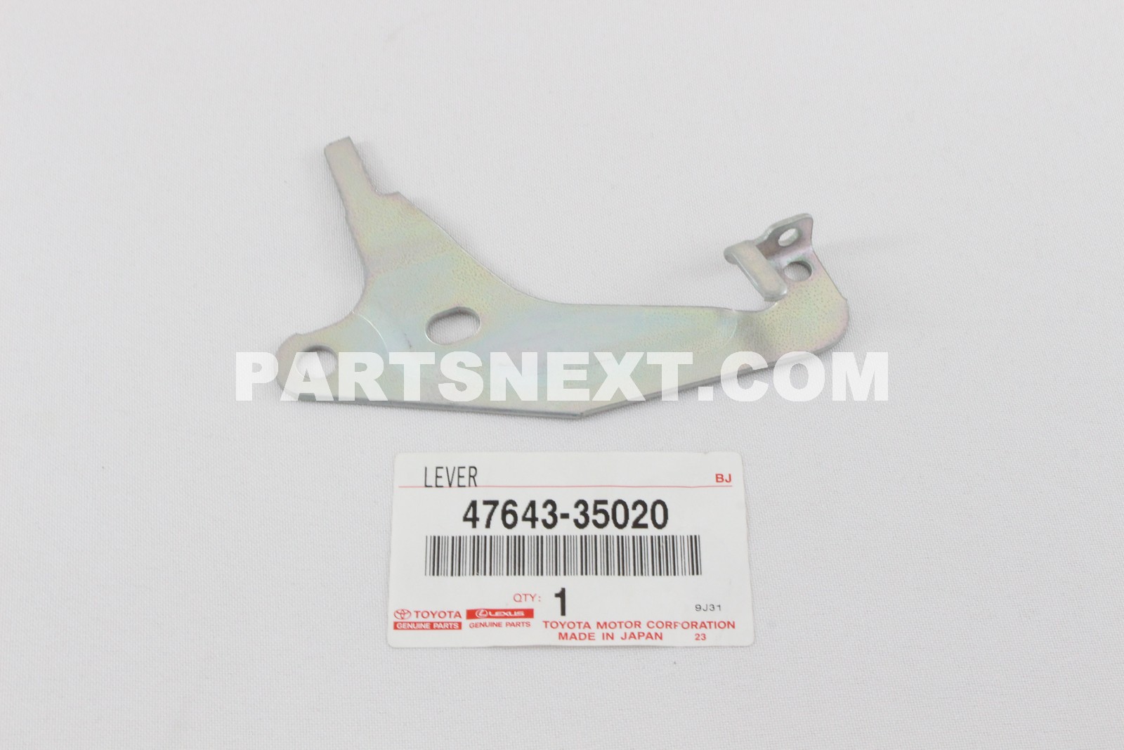 Toyota :: 47643-35020 LEVER, AUTOMATIC ADJUST(FOR REAR BRAKE), RH/LH