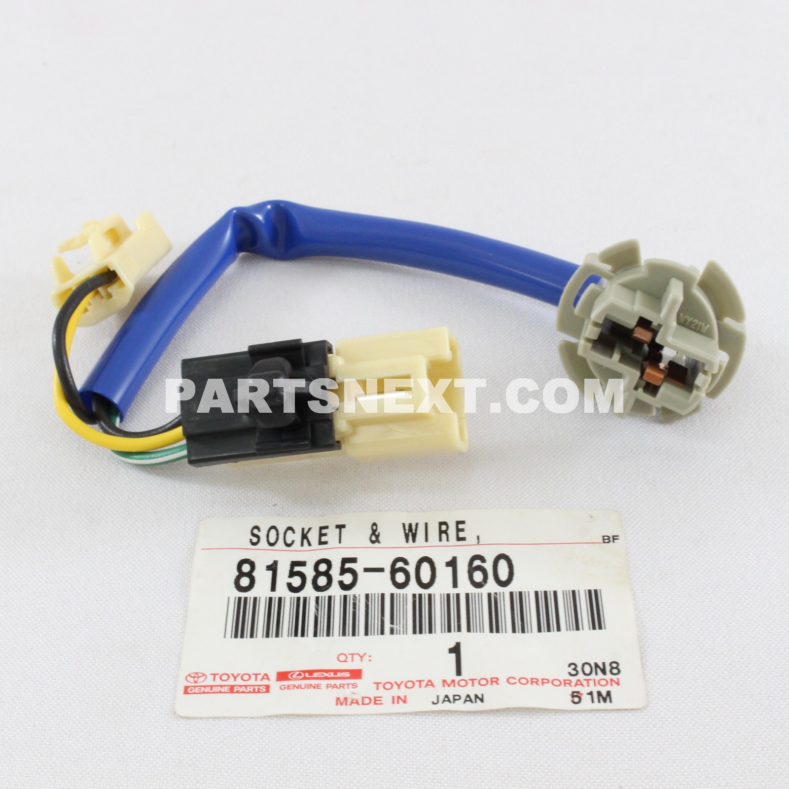 Toyota :: 81585-60160 SOCKET AND WIRE, REAR LAMP