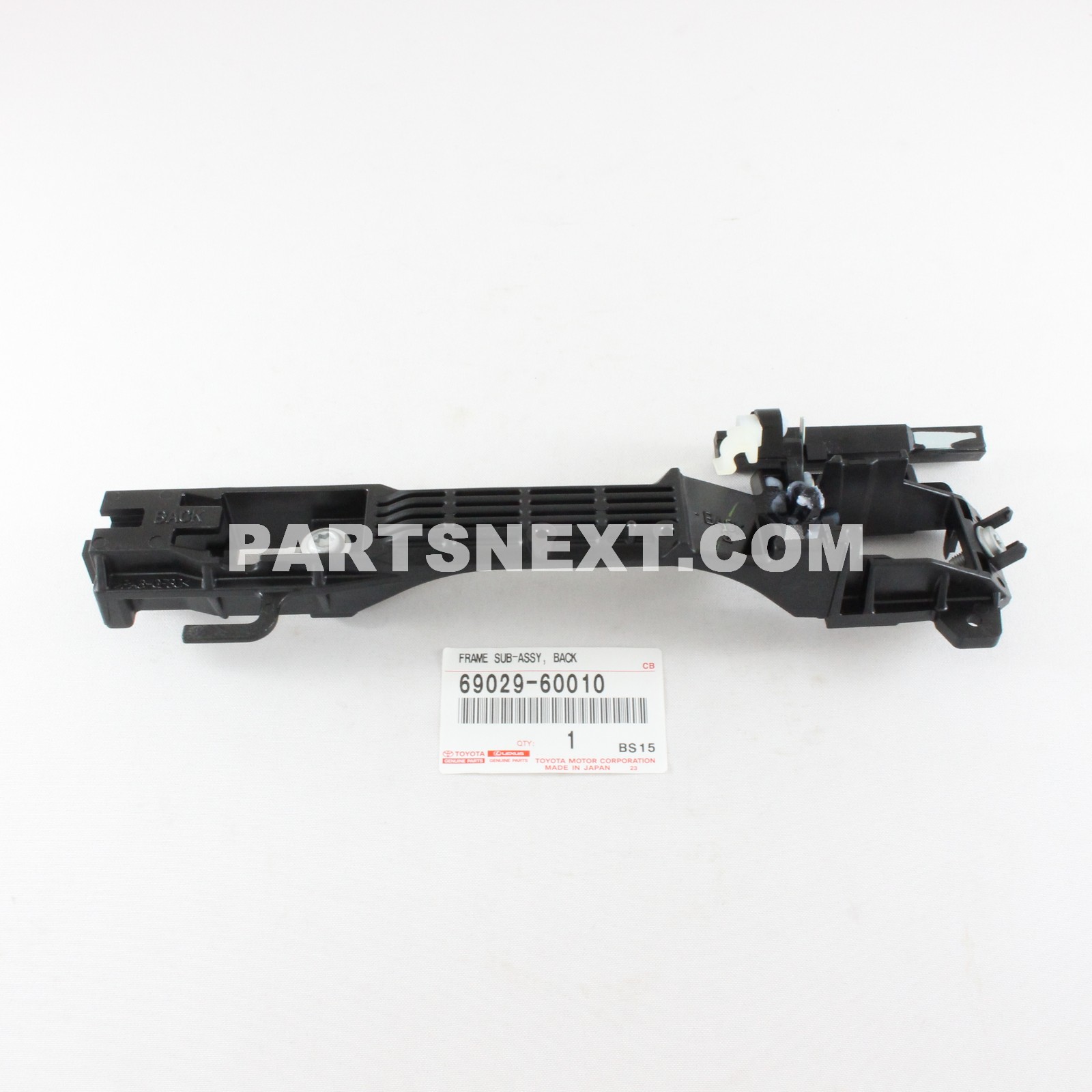 Toyota :: 69029-60010 FRAME SUB-ASSY, BACK DOOR OUTSIDE HANDLE