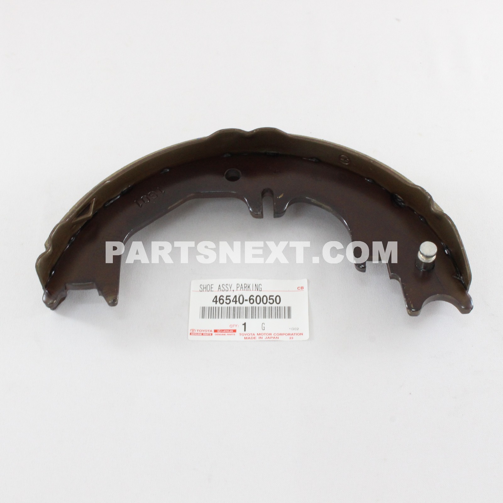 Toyota :: 46540-60050 SHOE ASSY, PARKING BRAKE, RH OR CENTER Toyota :: 46540-60050 SHOE ASSY, PARKING BRAKE, RH OR CENTER