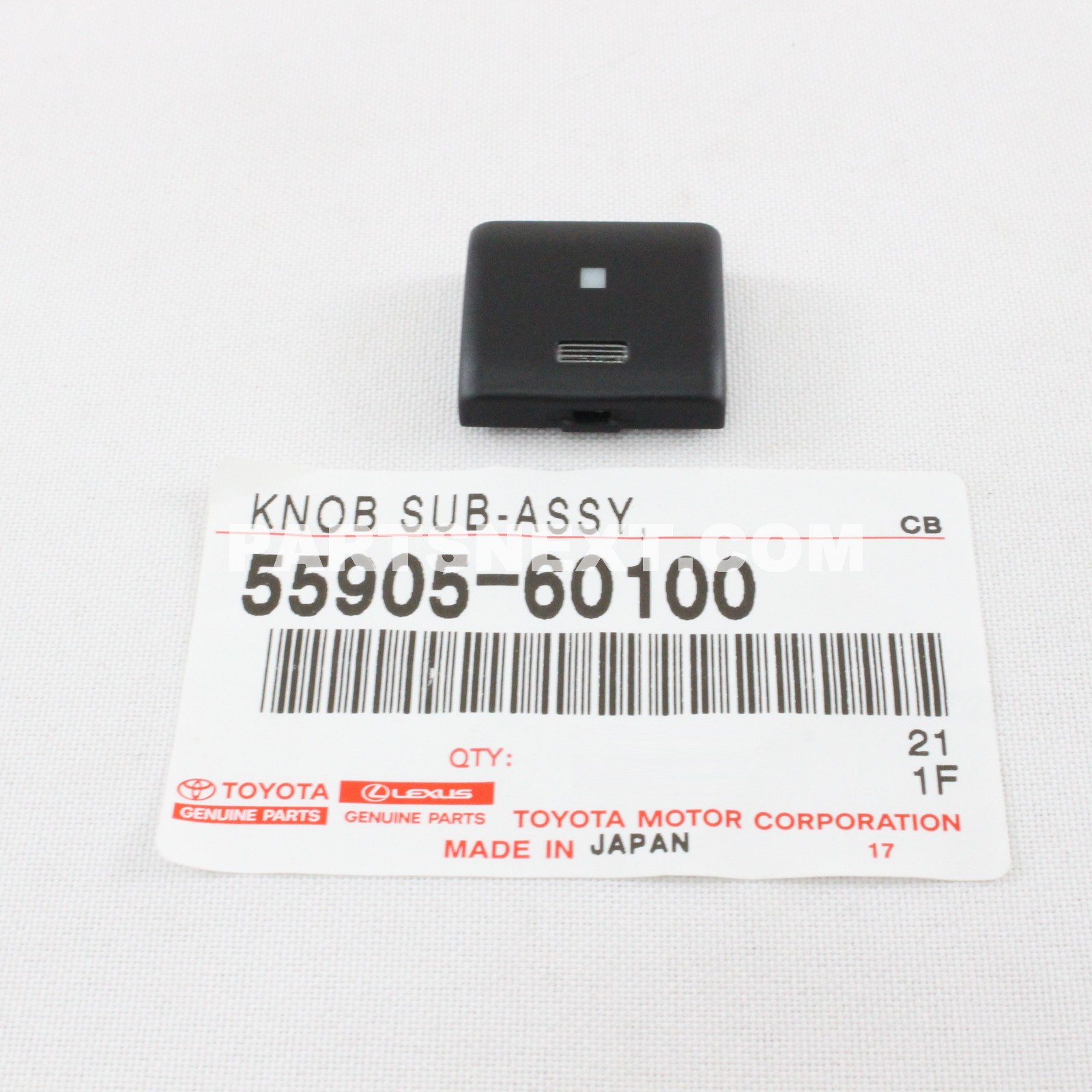 Toyota :: 55905-60100 KNOB, HEATER CONTROL, NO.2