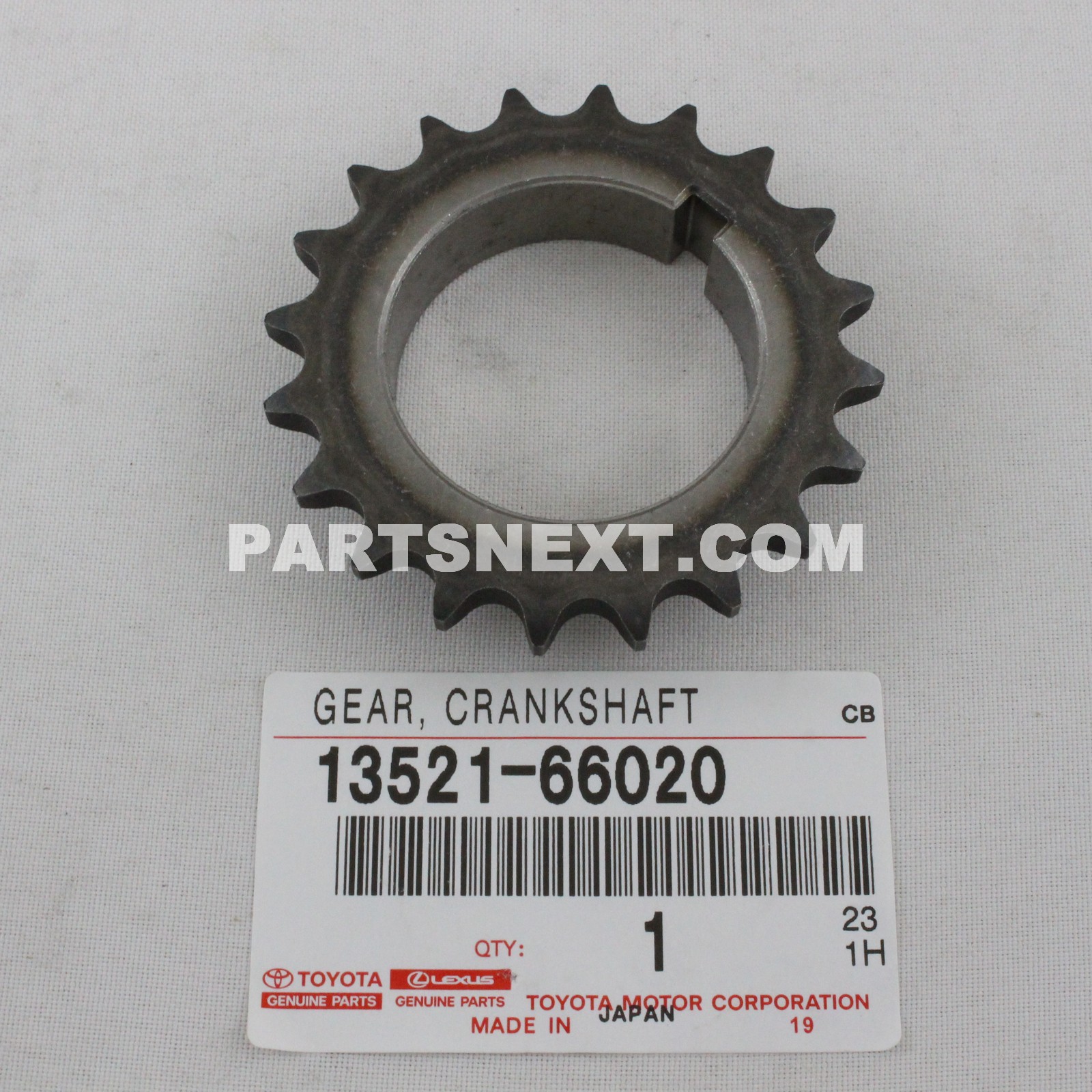 Toyota :: 13521-66020 GEAR OR SPROCKET, CRANKSHAFT TIMING