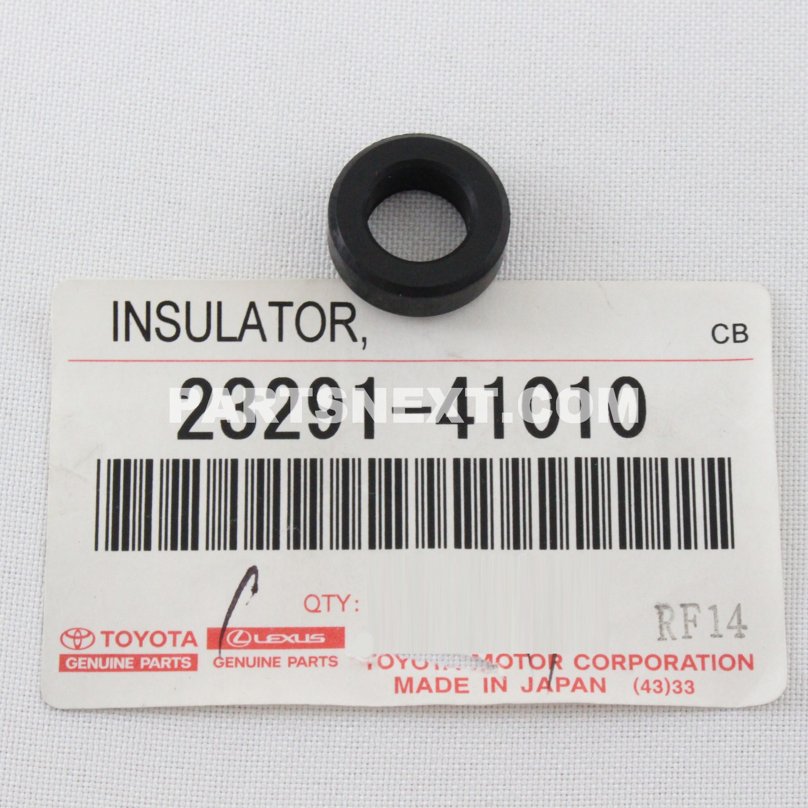 Toyota 2329141010 INSULATOR, INJECTOR VIBRATION