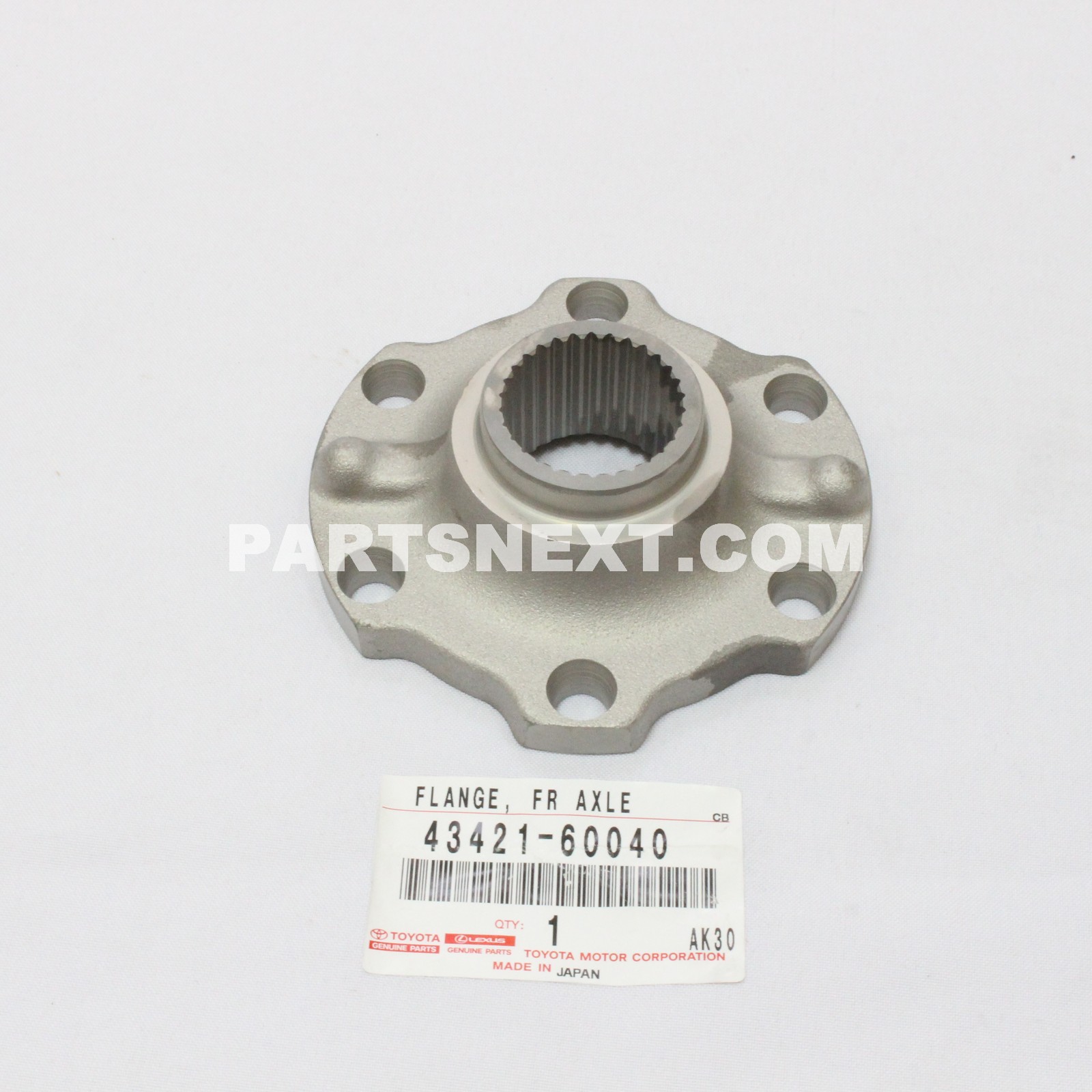 Toyota :: 43421-60040 FLANGE, FRONT AXLE OUTER SHAFT