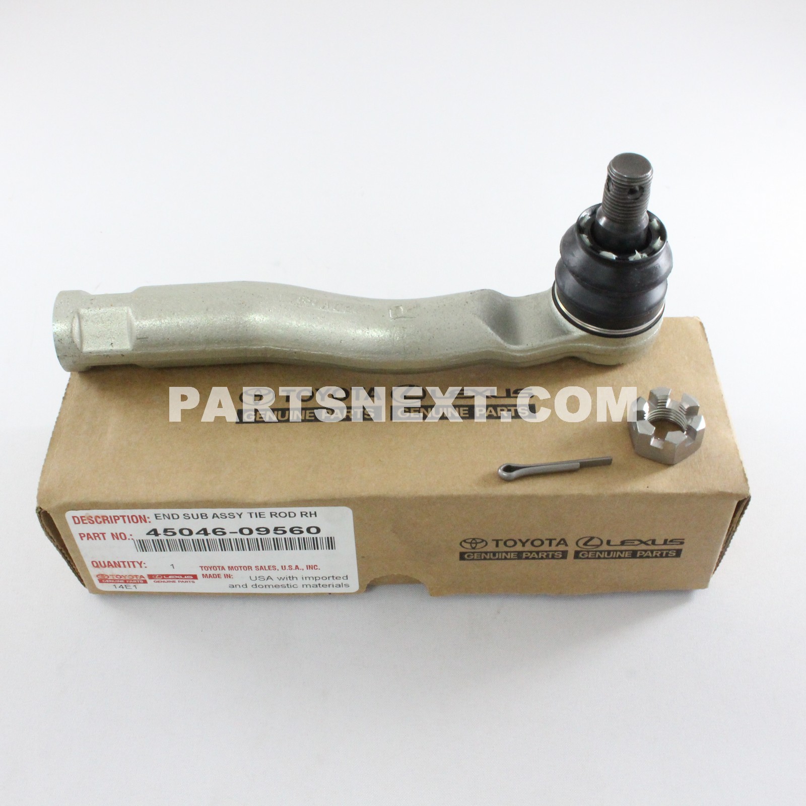 Toyota :: 45046-09560 END SUB-ASSY, TIE ROD, RH