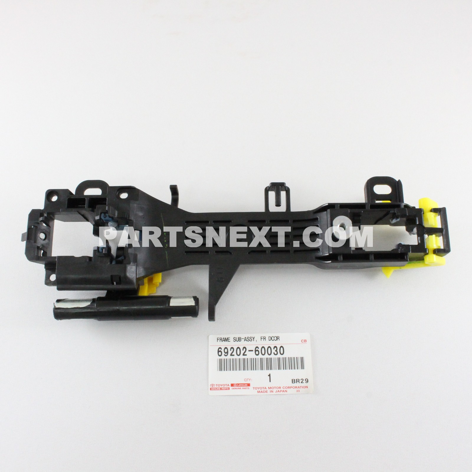 Toyota :: 69202-60030 FRAME SUB-ASSY, FRONT DOOR OUTSIDE HANDLE, LH