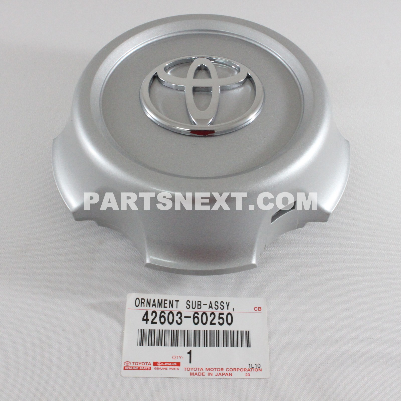 Toyota :: 42603-60250 ORNAMENT SUB-ASSY, WHEEL HUB(FOR FRONT)