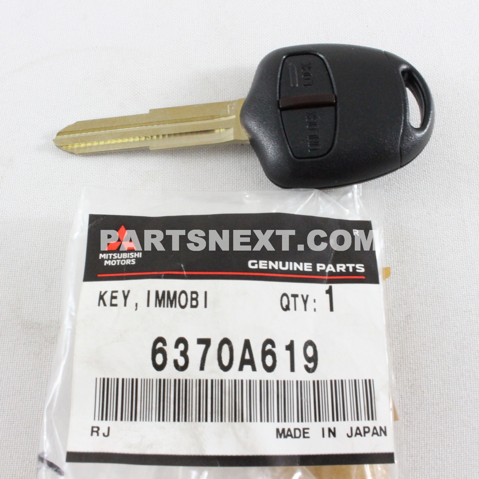 Mitsubishi 6370A619 KEY,DOOR LOCK TRANSMITTER