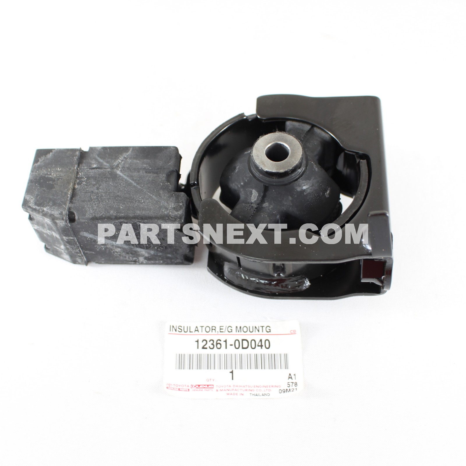 1236131310 Genuine Toyota INSULATOR, ENGINE MOUNTING, FRONT