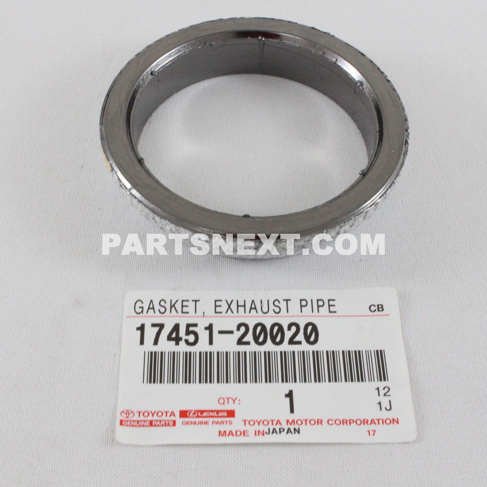 Toyota :: 17451-20020 GASKET, EXHAUST PIPE
