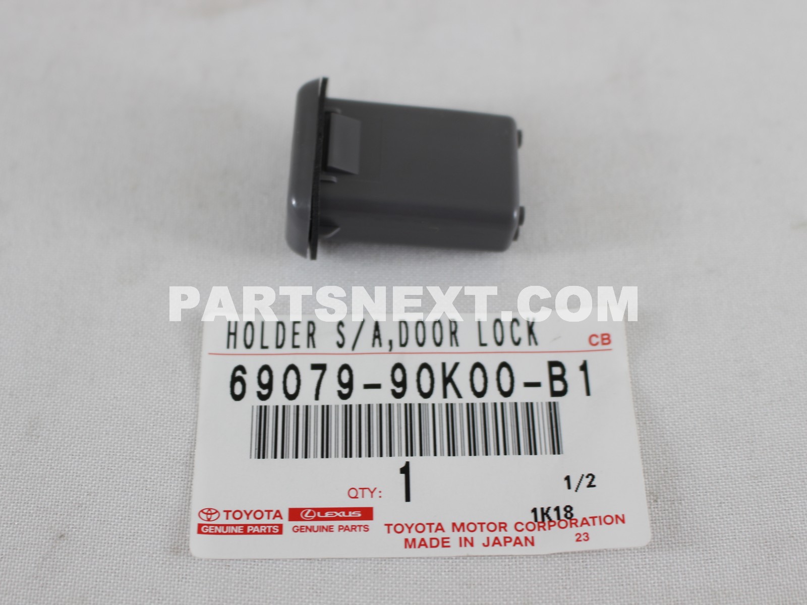 Toyota 6907990K00B1 HOLDER, FRONT DOOR LOCK CONTROL KNOB