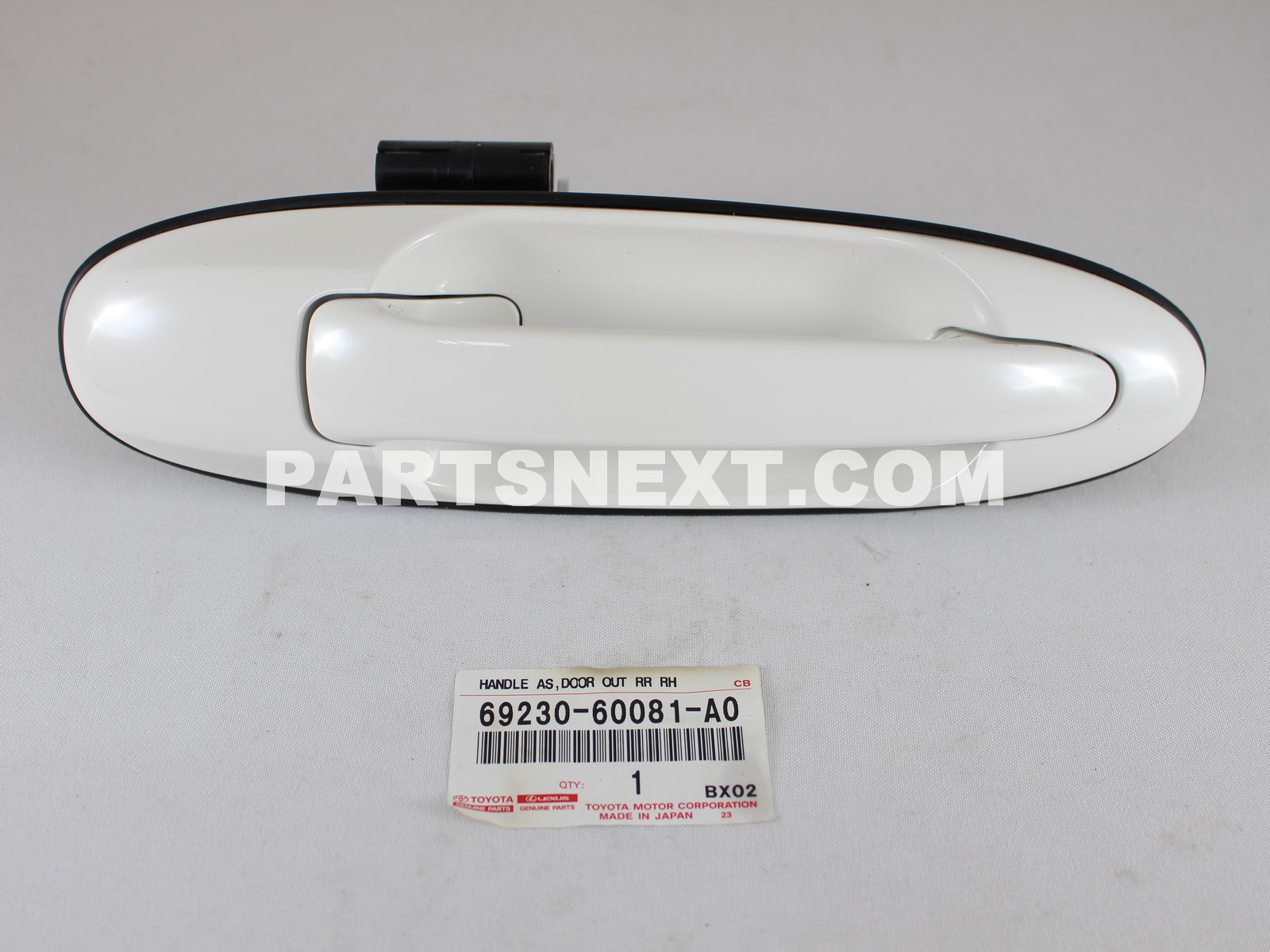 Genuine Toyota 69230-95D00 Passenger Sliding Door Outside Handle - Black - For 1991-1997 Previa - View #2