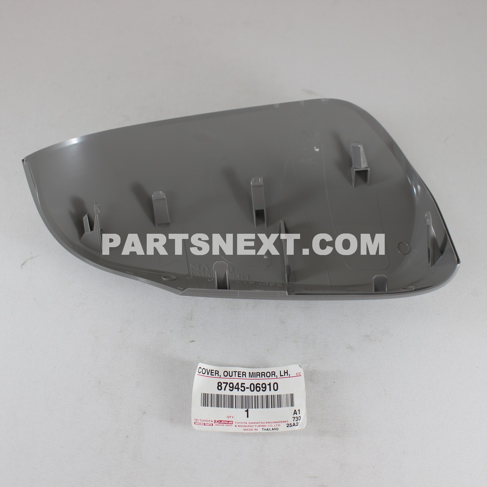 thumbnail image 2 of OEM Toyota Prius Outer LH Driver Mirror Cover – Silver (87945-68010-B7) 2004-2009 2 of 3