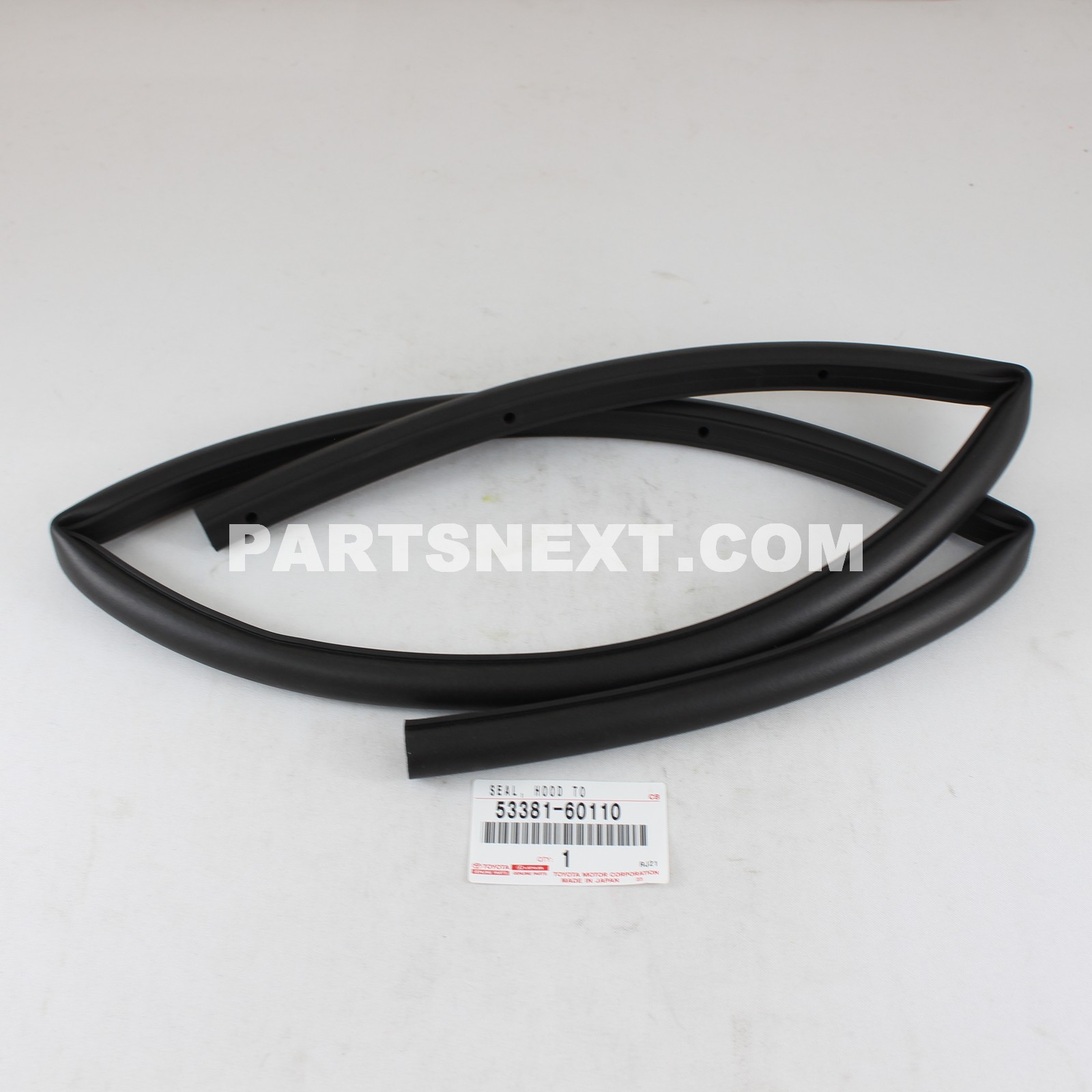 Toyota :: 53381-60110 SEAL, HOOD TO RADIATOR SUPPORT, NO.1