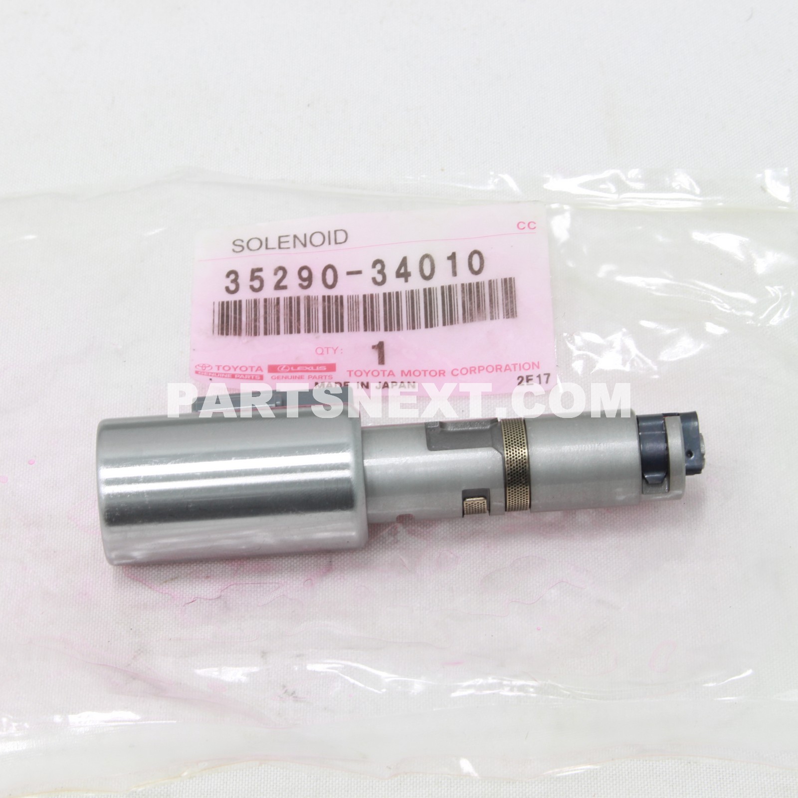 A750E A750F A760E A760F A760H A761E AB60E AB60F SJ6A-EL TRANSMISSION LOCK-UP PRESSURE CONTROL SOLENOID LINEAR TOYOTA O.E. FITS '03-'18 TOYOTA LEXUS MAZDA - Transmission Parts Distributors