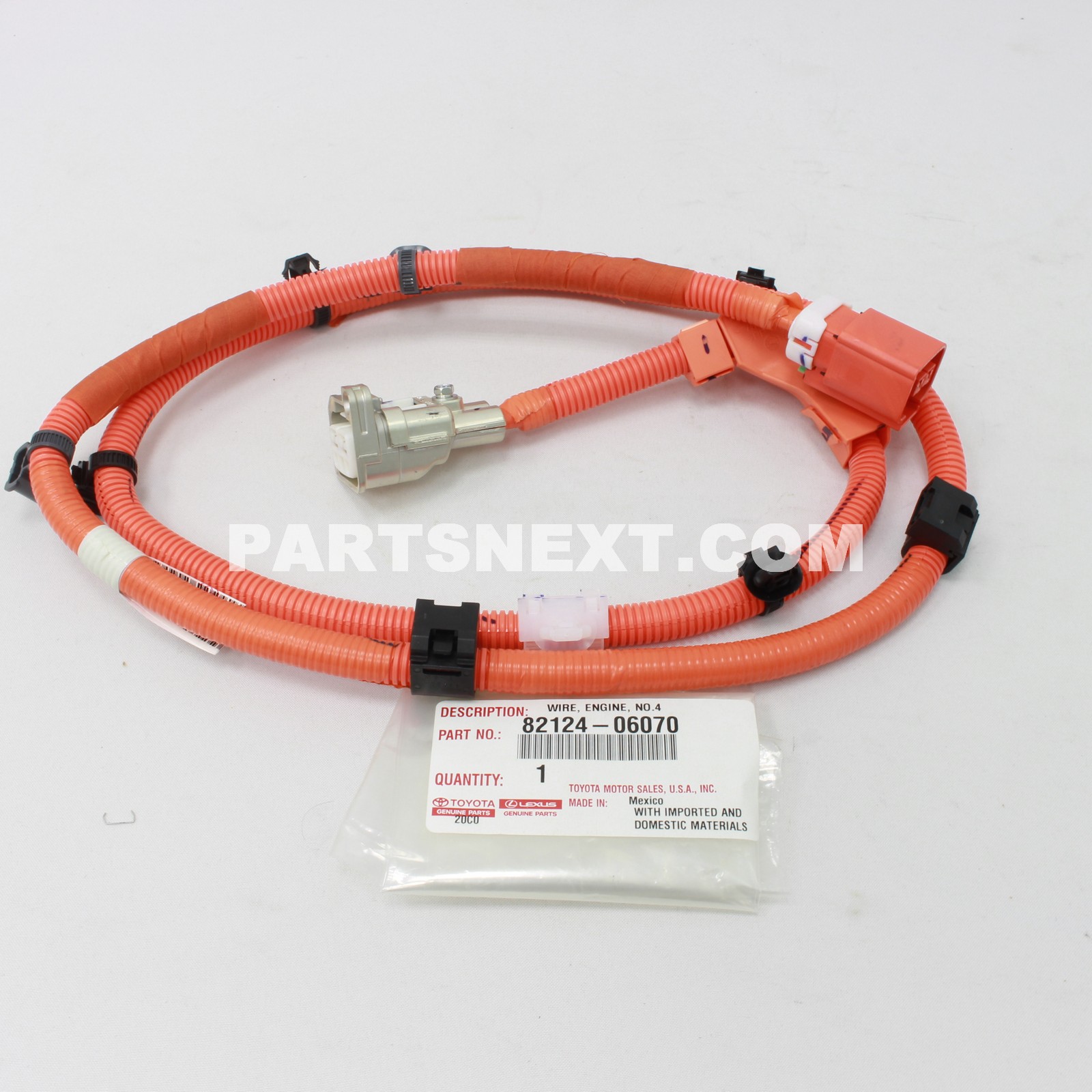 Toyota :: 82124-06070 WIRE, ENGINE, NO.4