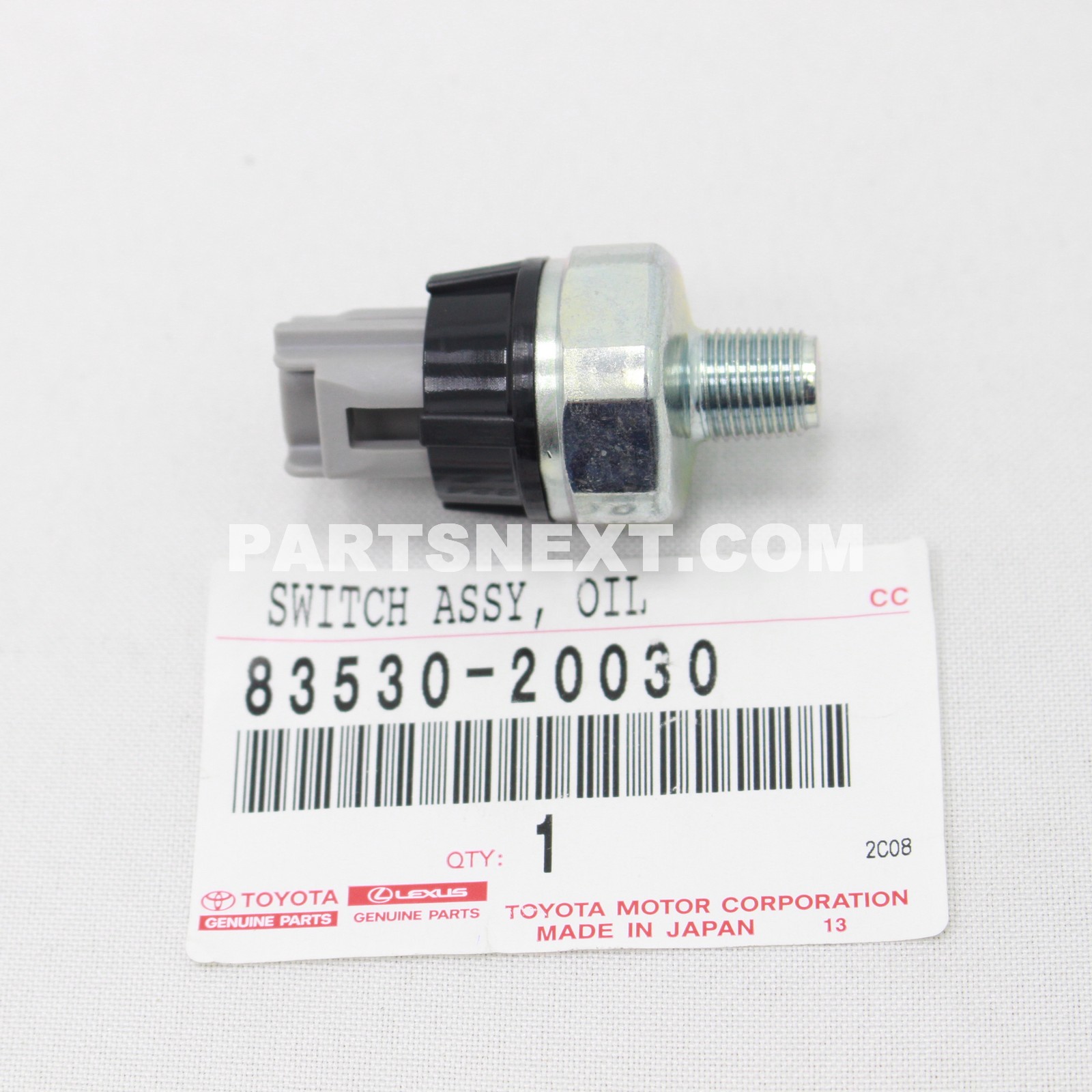 Toyota :: 83530-20030 SWITCH ASSY, OIL PRESSURE