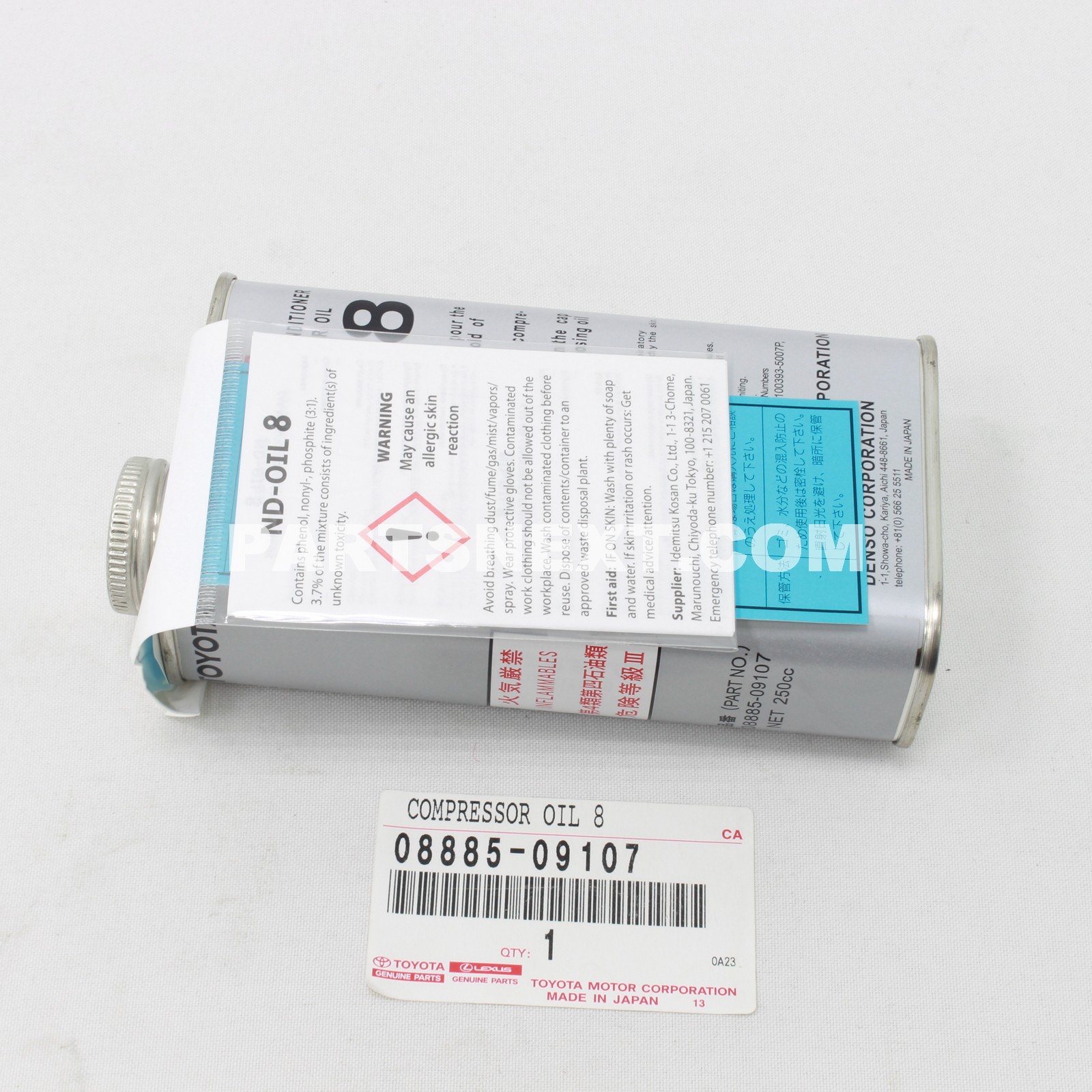 Toyota :: 08885-09107 AC COMP LUB OIL R134