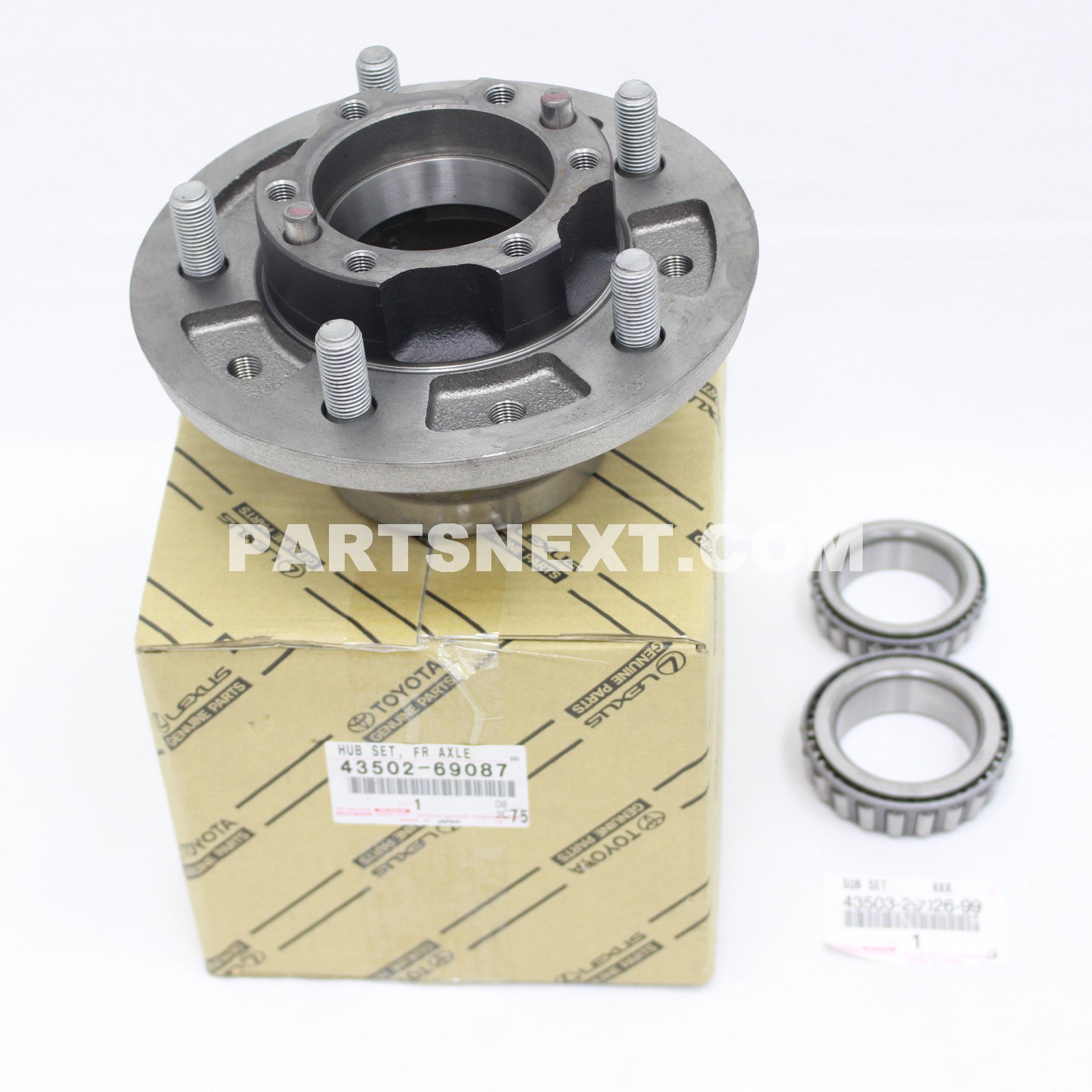 Toyota :: 43502-69087 HUB SUB-ASSY, FRONT AXLE, RH/LH