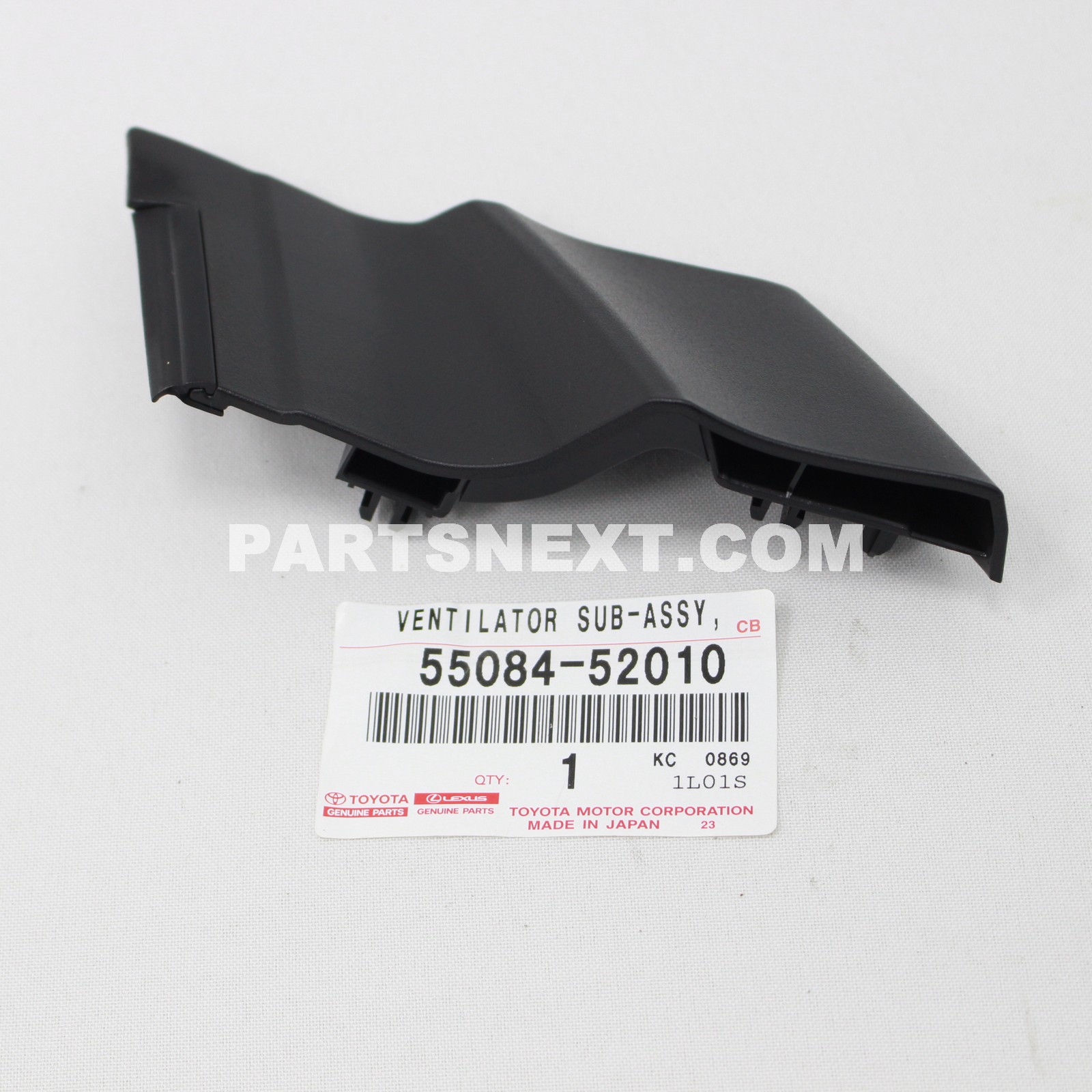 Toyota :: 55084-52010 VENTILATOR SUB-ASSY, COWL SIDE, LH Toyota :: 55084-52010 VENTILATOR SUB-ASSY, COWL SIDE, LH